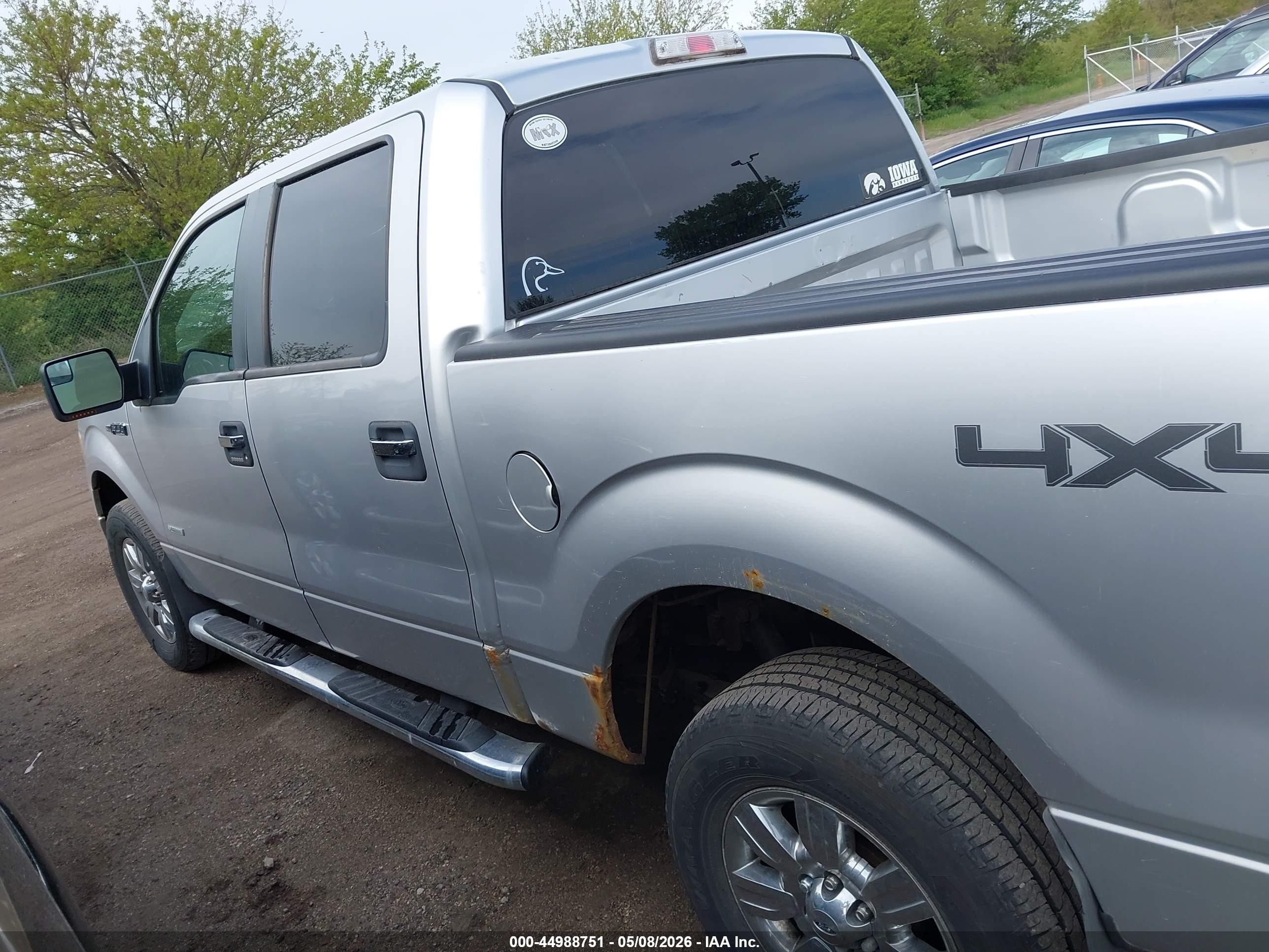 2011 Ford F-150 Xlt Gray vin: 1FTFW1ET1BFB43783