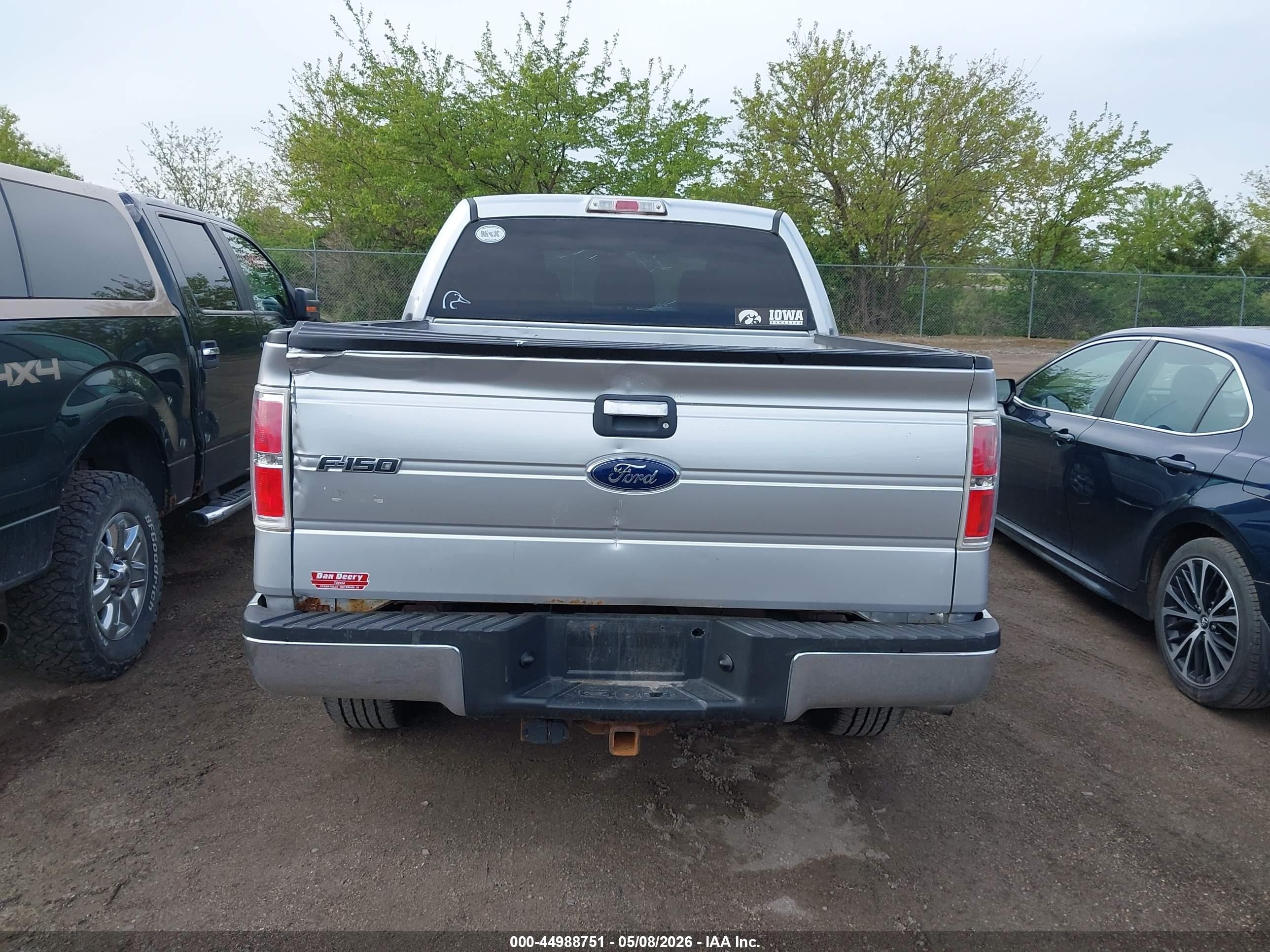 2011 Ford F-150 Xlt Gray vin: 1FTFW1ET1BFB43783