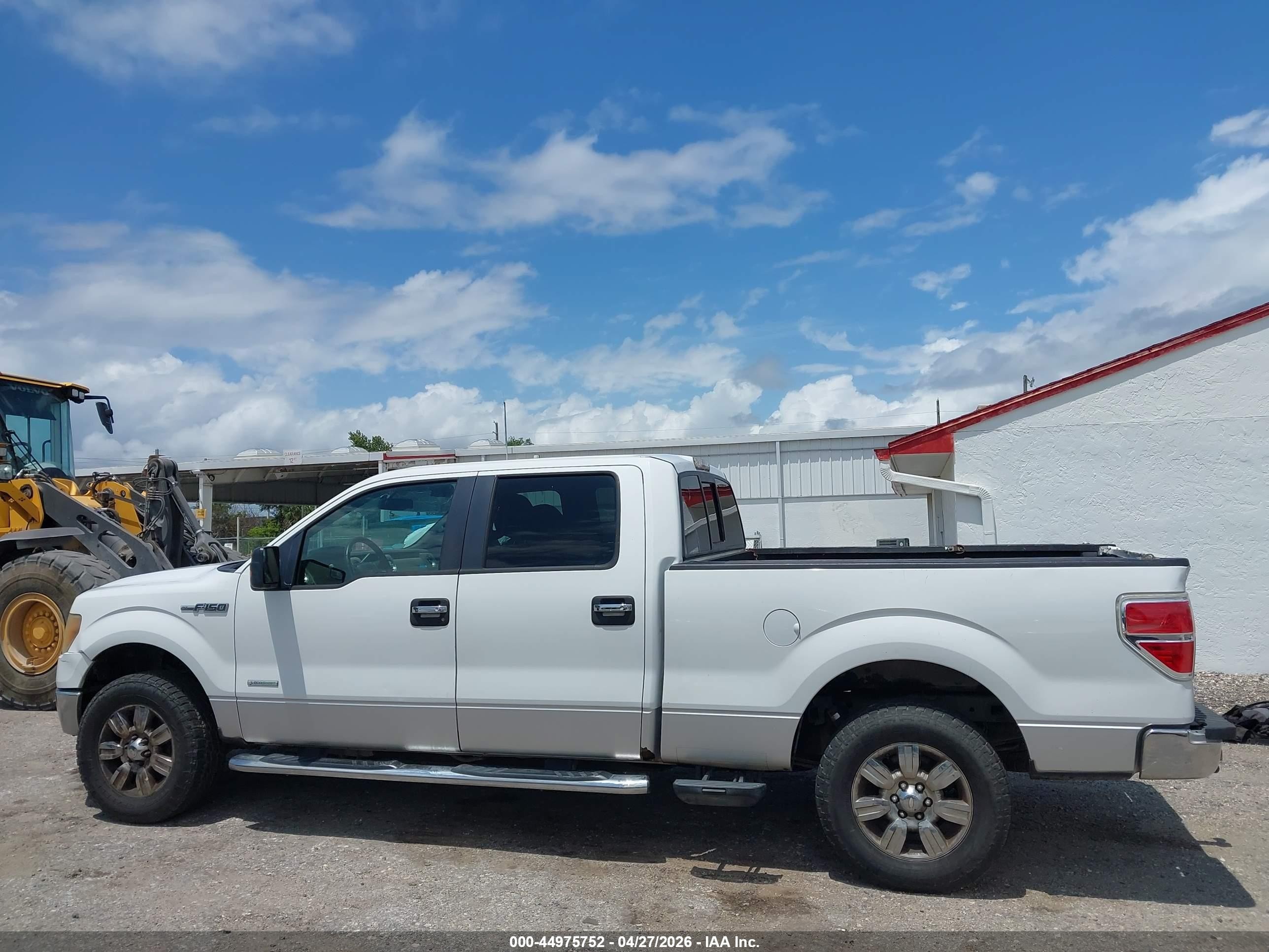 2011 Ford F-150 Xlt White vin: 1FTFW1ET1BFB80316