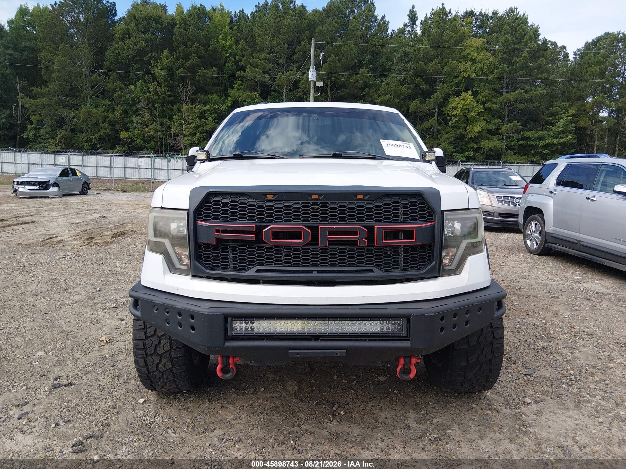 2011 Ford F-150 Lariat White vin: 1FTFW1ET1BFB80672