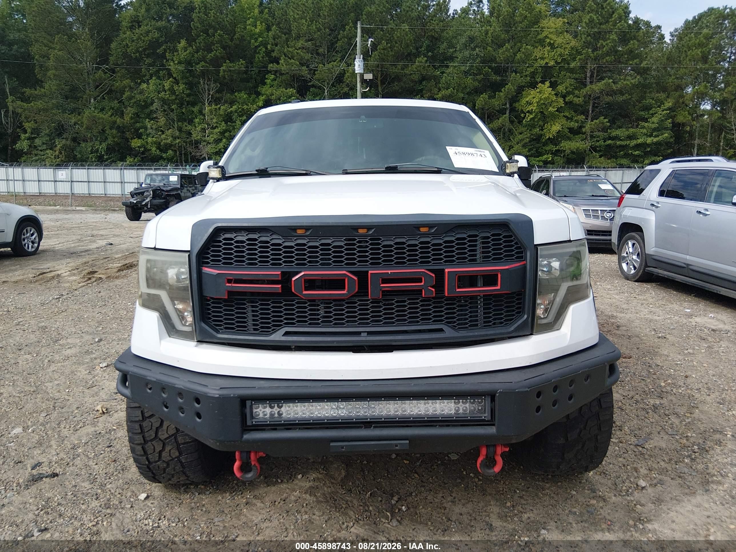 2011 Ford F-150 Lariat White vin: 1FTFW1ET1BFB80672