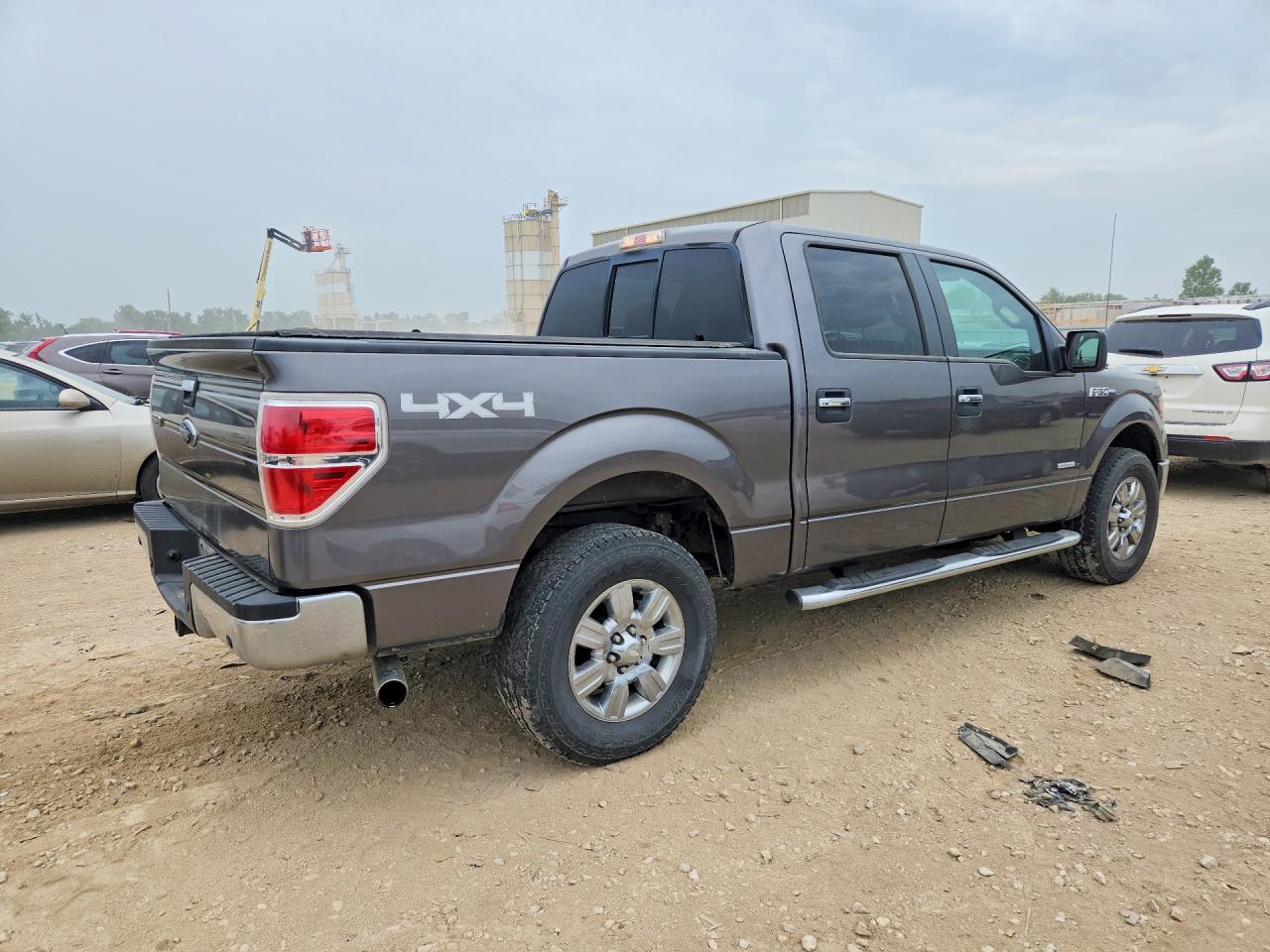 2011 Ford F150 Supercrew Gray vin: 1FTFW1ET1BFB83734