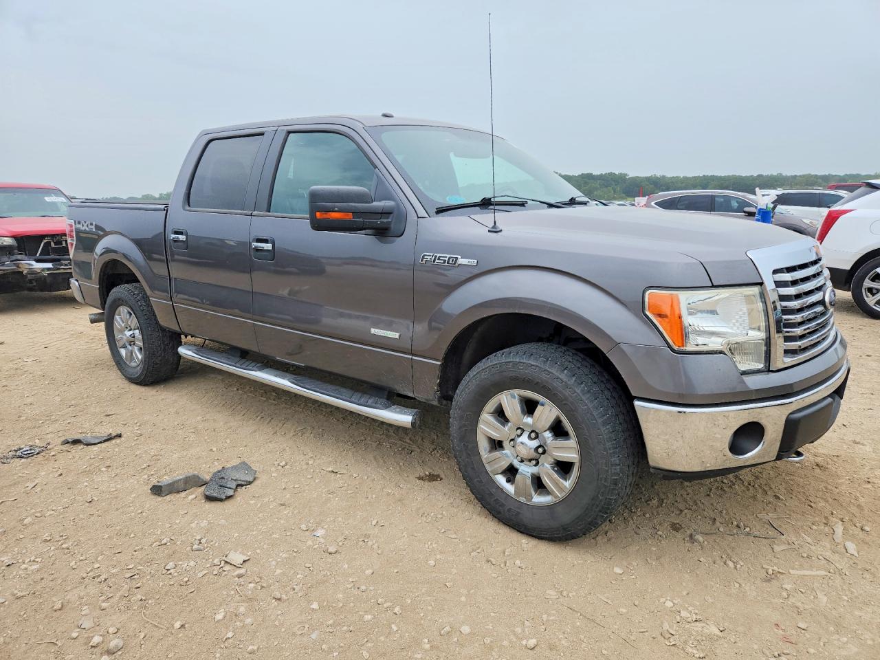 2011 Ford F150 Supercrew Gray vin: 1FTFW1ET1BFB83734