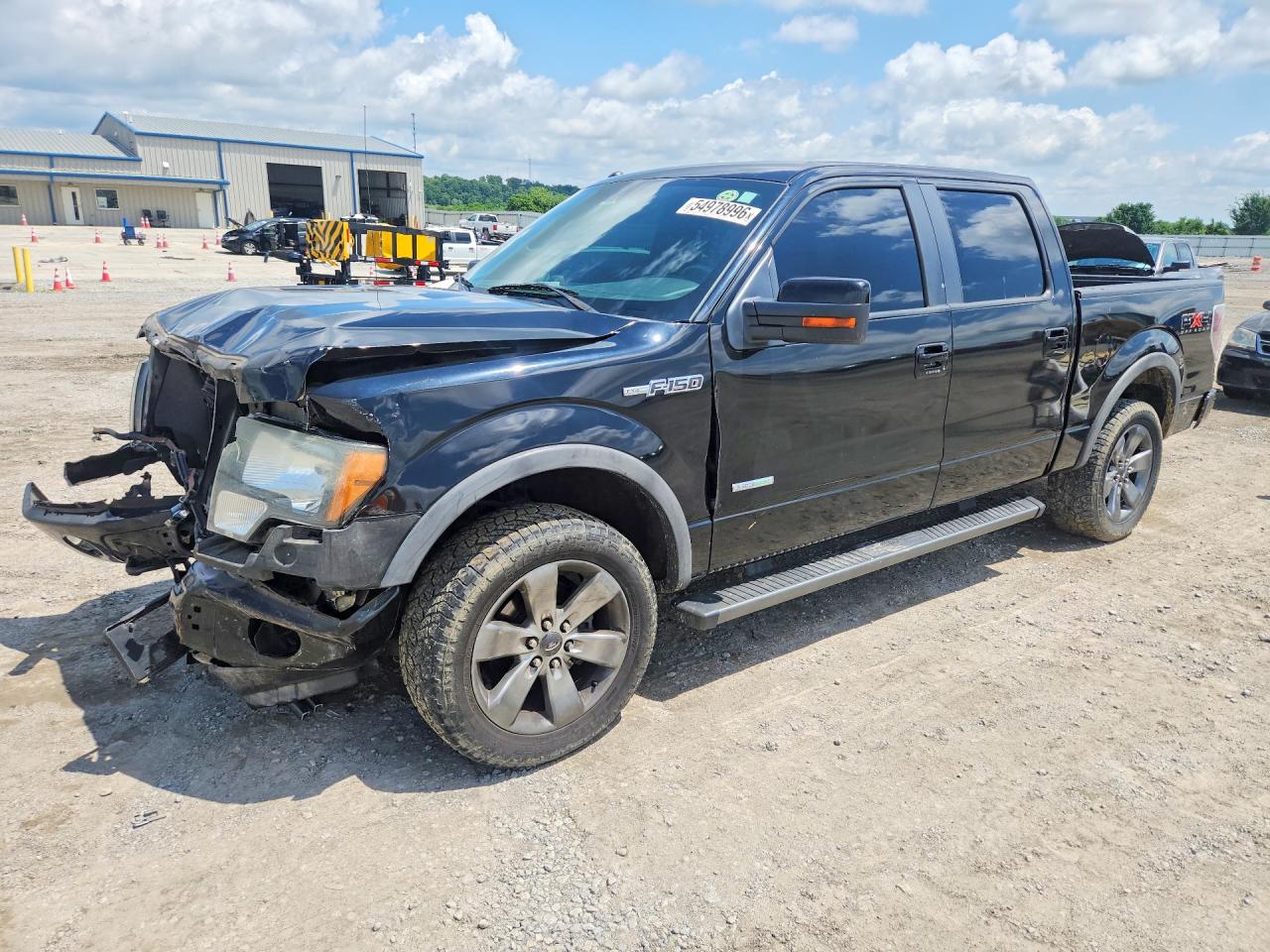 2011 Ford F150 Supercrew Black vin: 1FTFW1ET1BFC01455