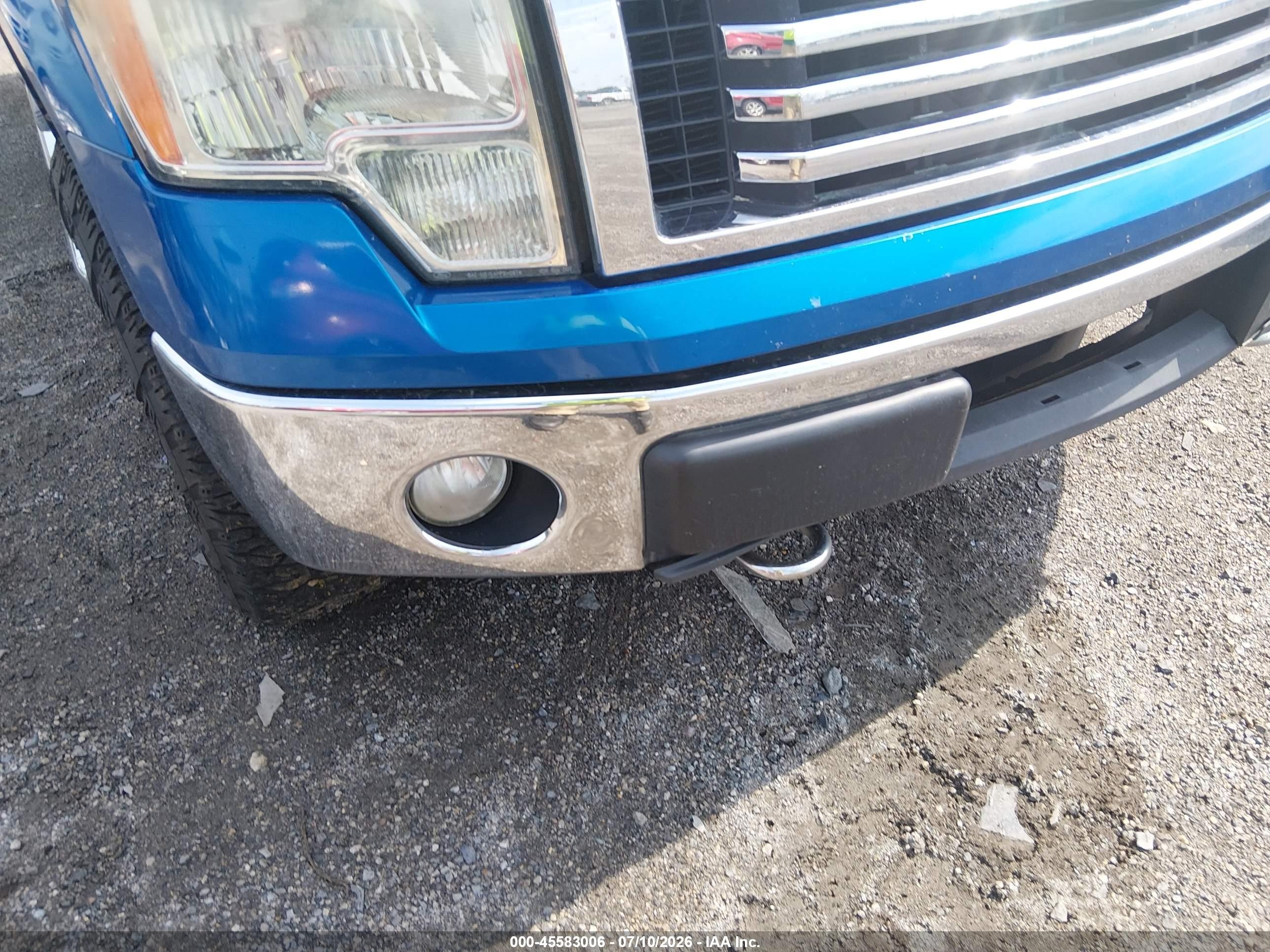 2011 Ford F-150 Xlt Blue vin: 1FTFW1ET1BFC10883