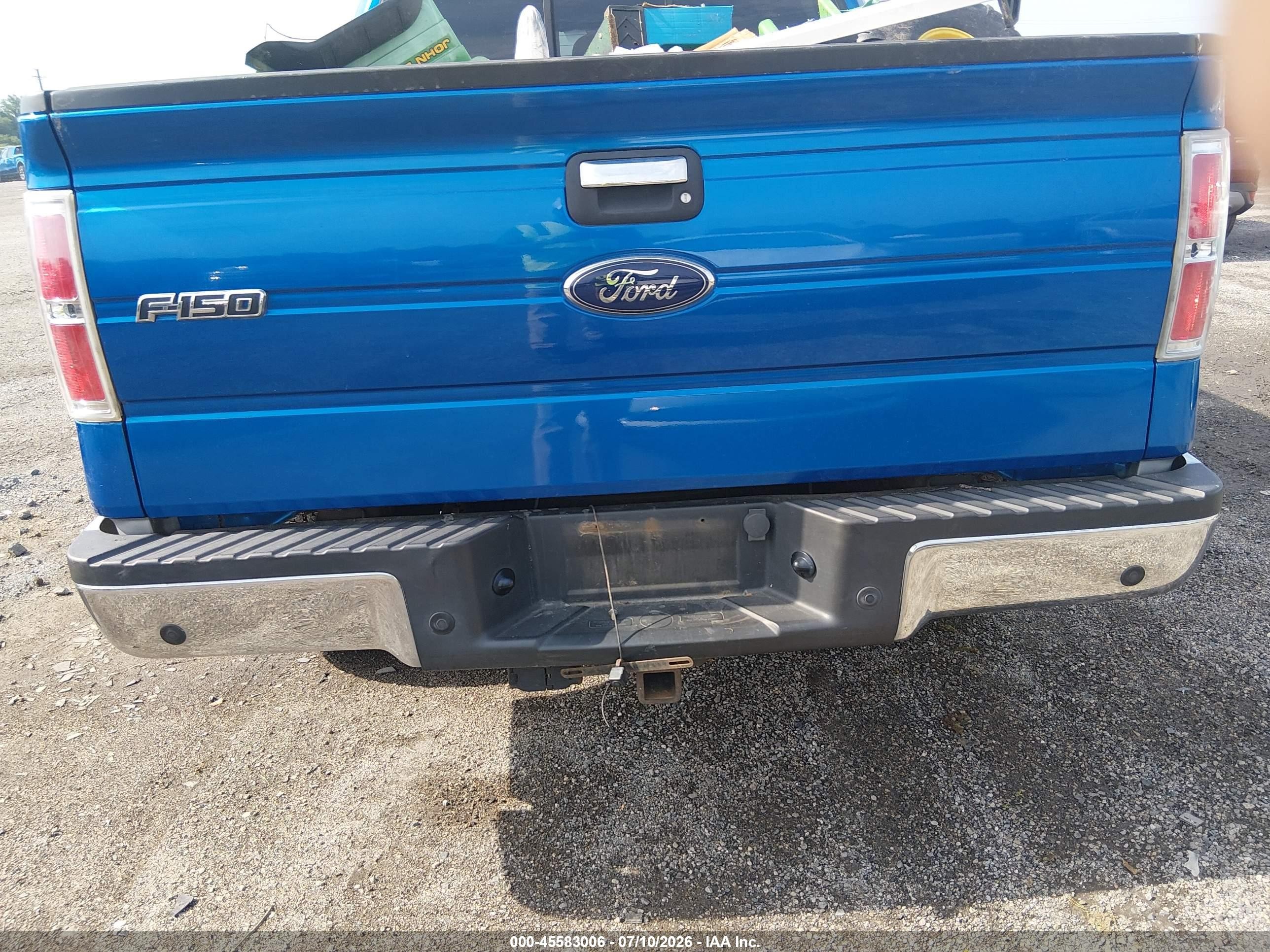 2011 Ford F-150 Xlt Blue vin: 1FTFW1ET1BFC10883