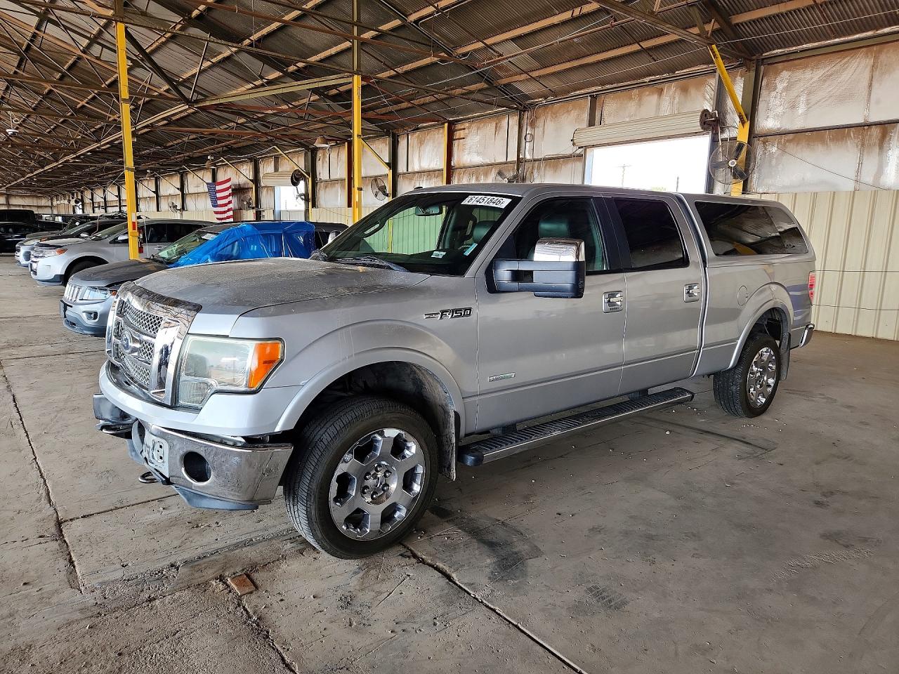 2011 Ford F150 Supercrew Серебряный vin: 1FTFW1ET1BFC35461