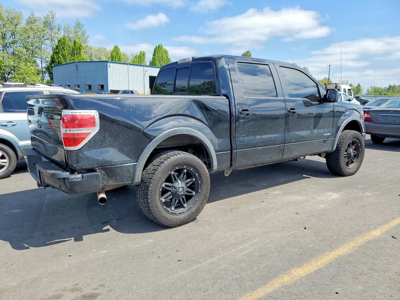 2011 Ford F150 Supercrew Black vin: 1FTFW1ET1BFC35489