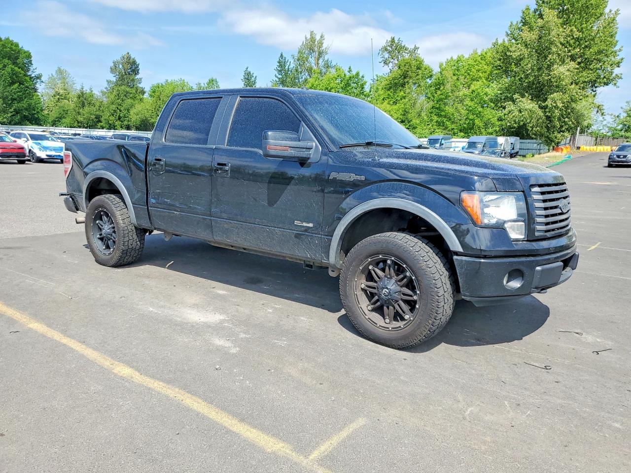 2011 Ford F150 Supercrew Black vin: 1FTFW1ET1BFC35489