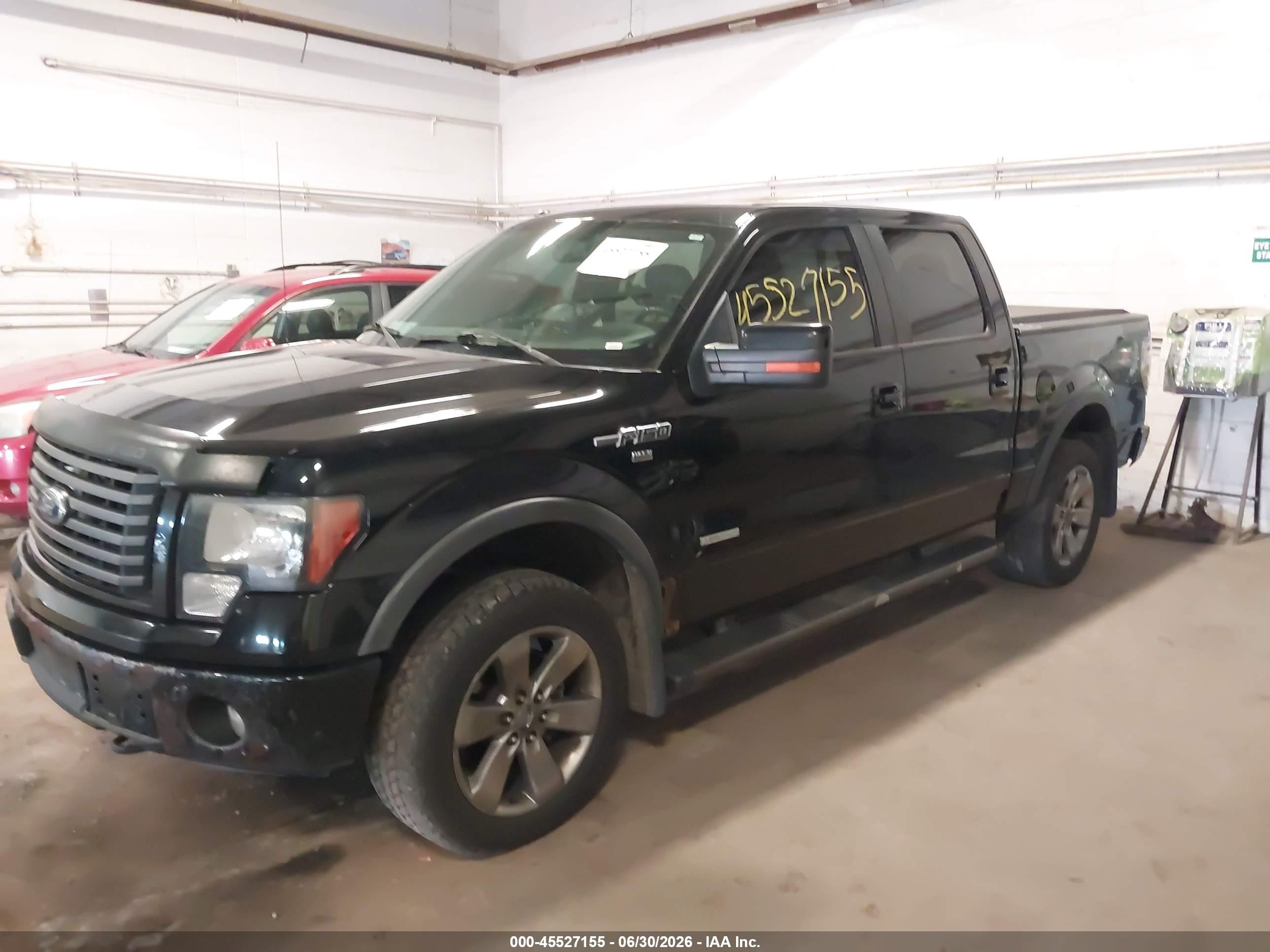 2011 Ford F-150 Fx4/king Ranch/lariat/platinum/xlt Black vin: 1FTFW1ET1BFC67133