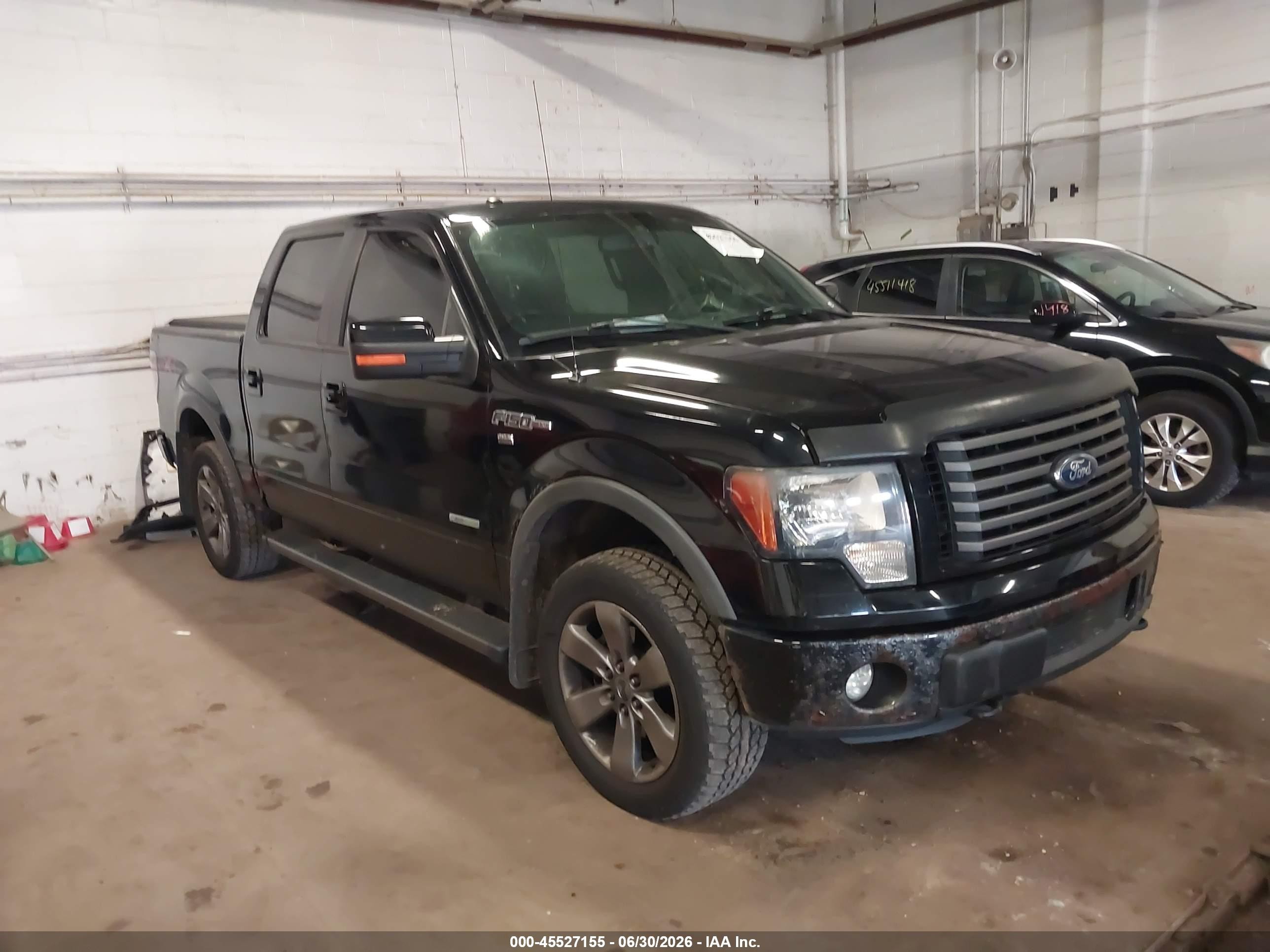 2011 Ford F-150 Fx4/king Ranch/lariat/platinum/xlt Black vin: 1FTFW1ET1BFC67133