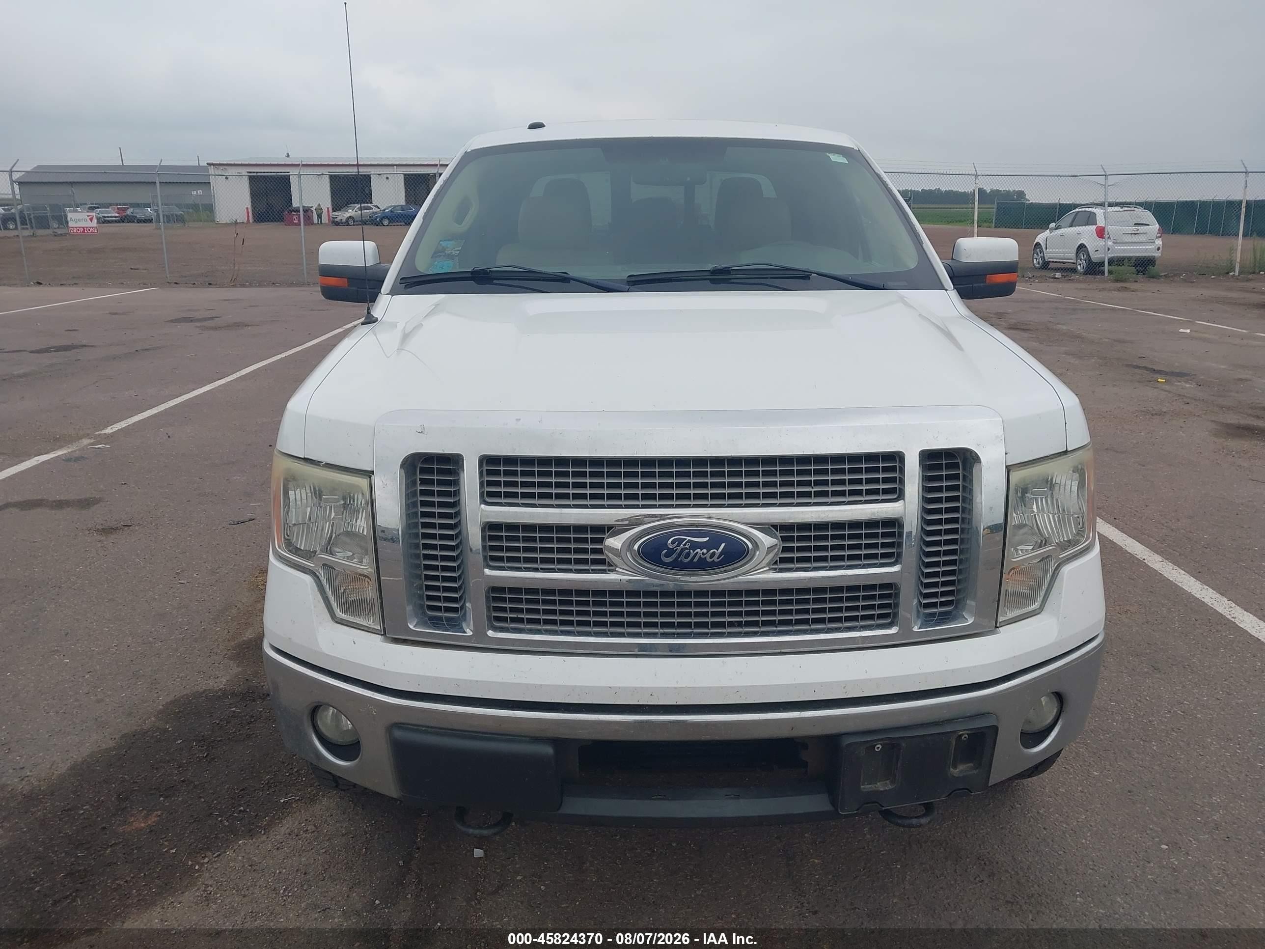 2011 Ford F-150 Lariat White vin: 1FTFW1ET1BFC72428