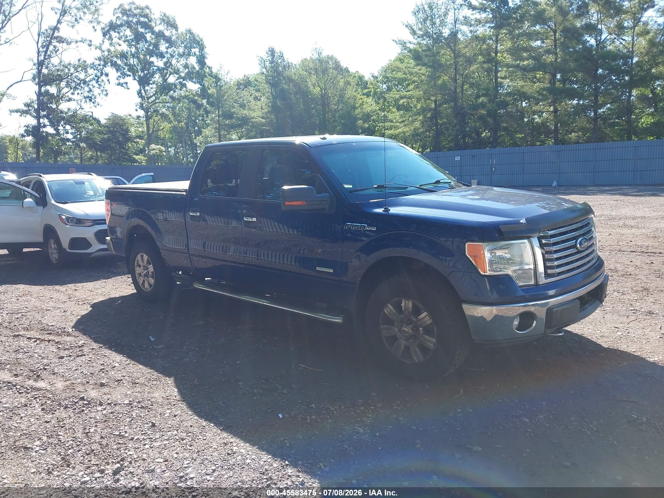 2011 Ford F-150 Xlt Синий vin: 1FTFW1ET1BFC96406