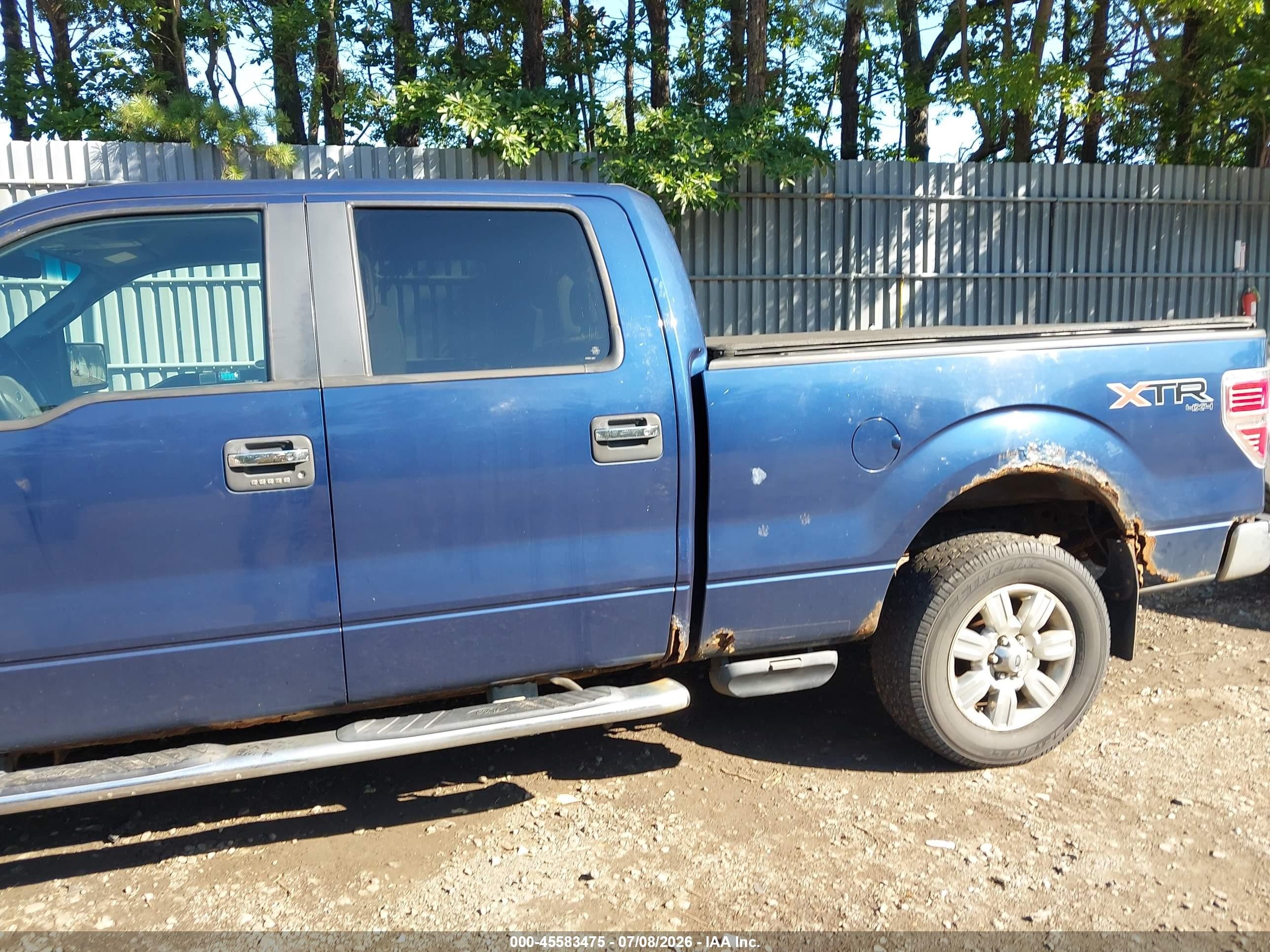 2011 Ford F-150 Xlt Синий vin: 1FTFW1ET1BFC96406