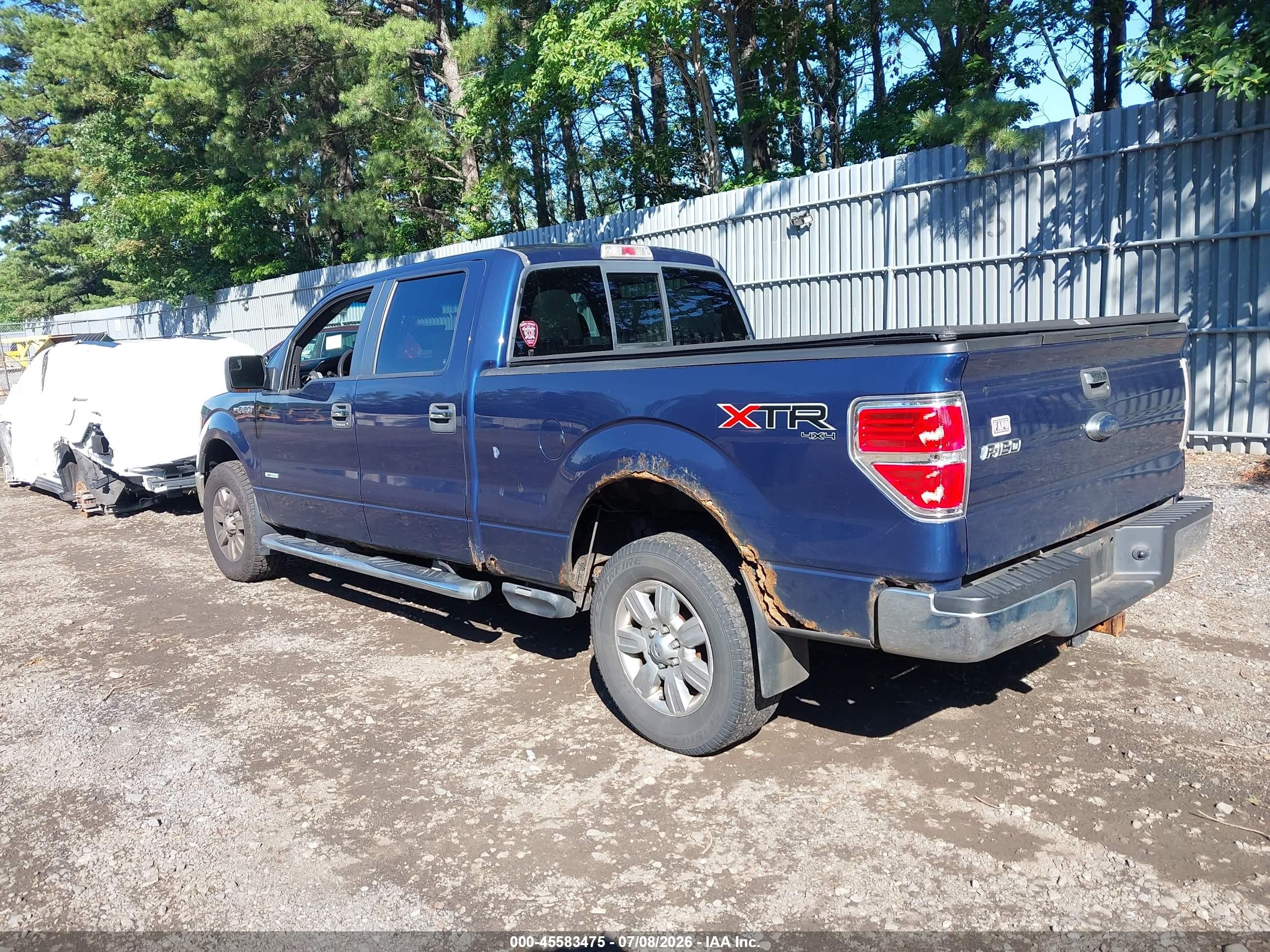 2011 Ford F-150 Xlt Синий vin: 1FTFW1ET1BFC96406