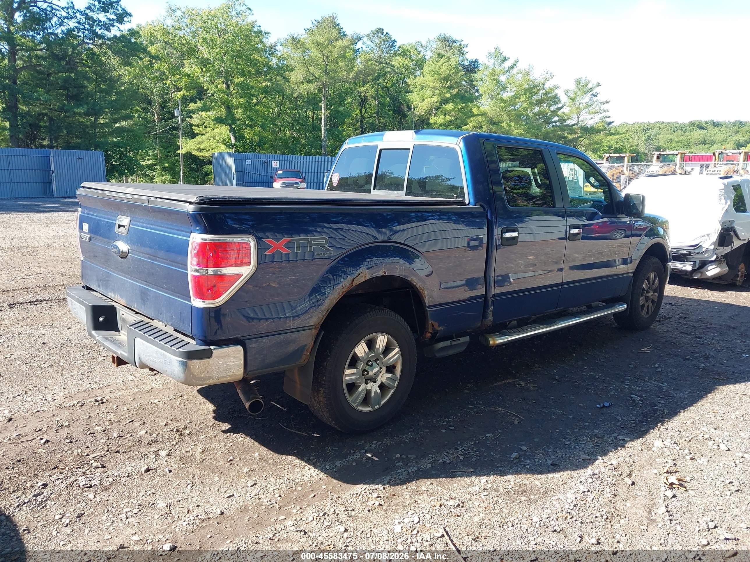 2011 Ford F-150 Xlt Синий vin: 1FTFW1ET1BFC96406