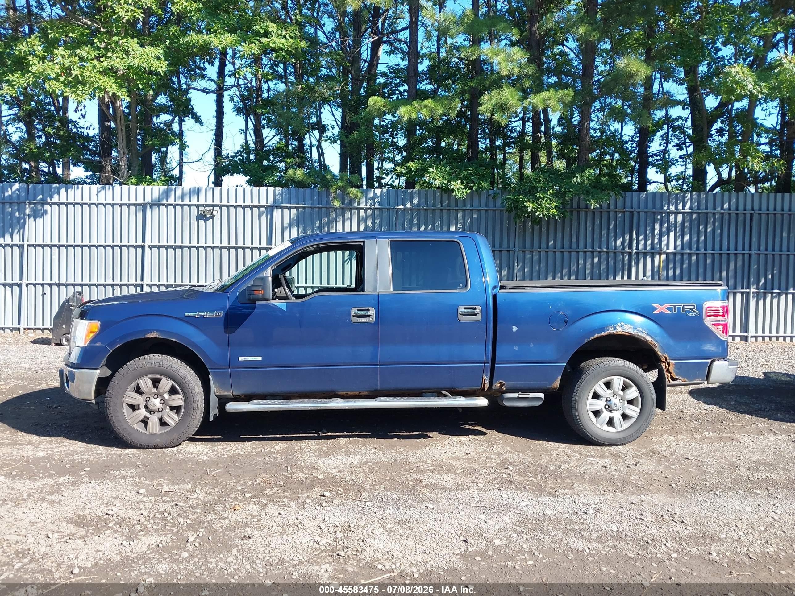 2011 Ford F-150 Xlt Синий vin: 1FTFW1ET1BFC96406