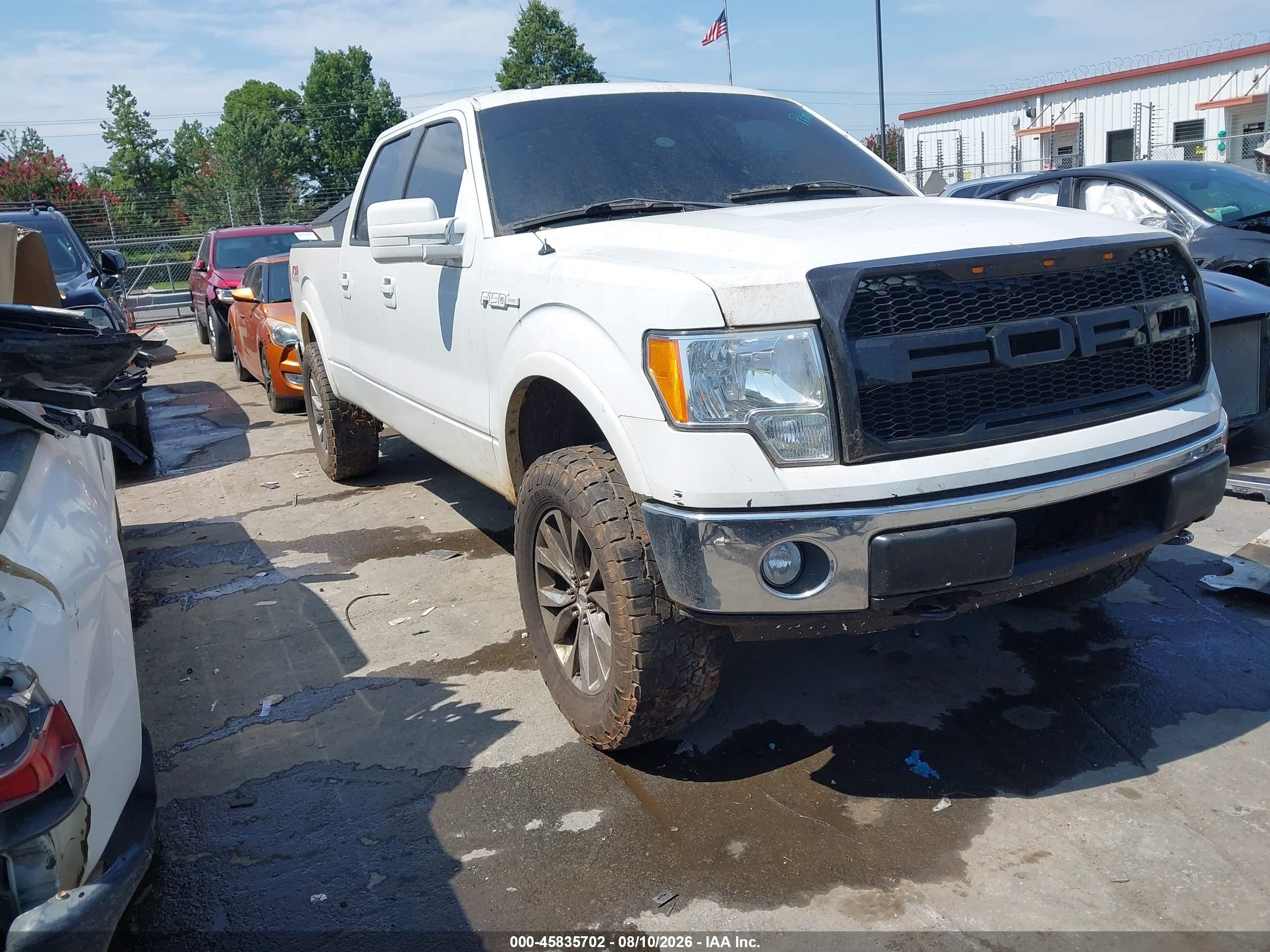 2011 Ford F-150 Lariat Белый vin: 1FTFW1ET1BFD12829