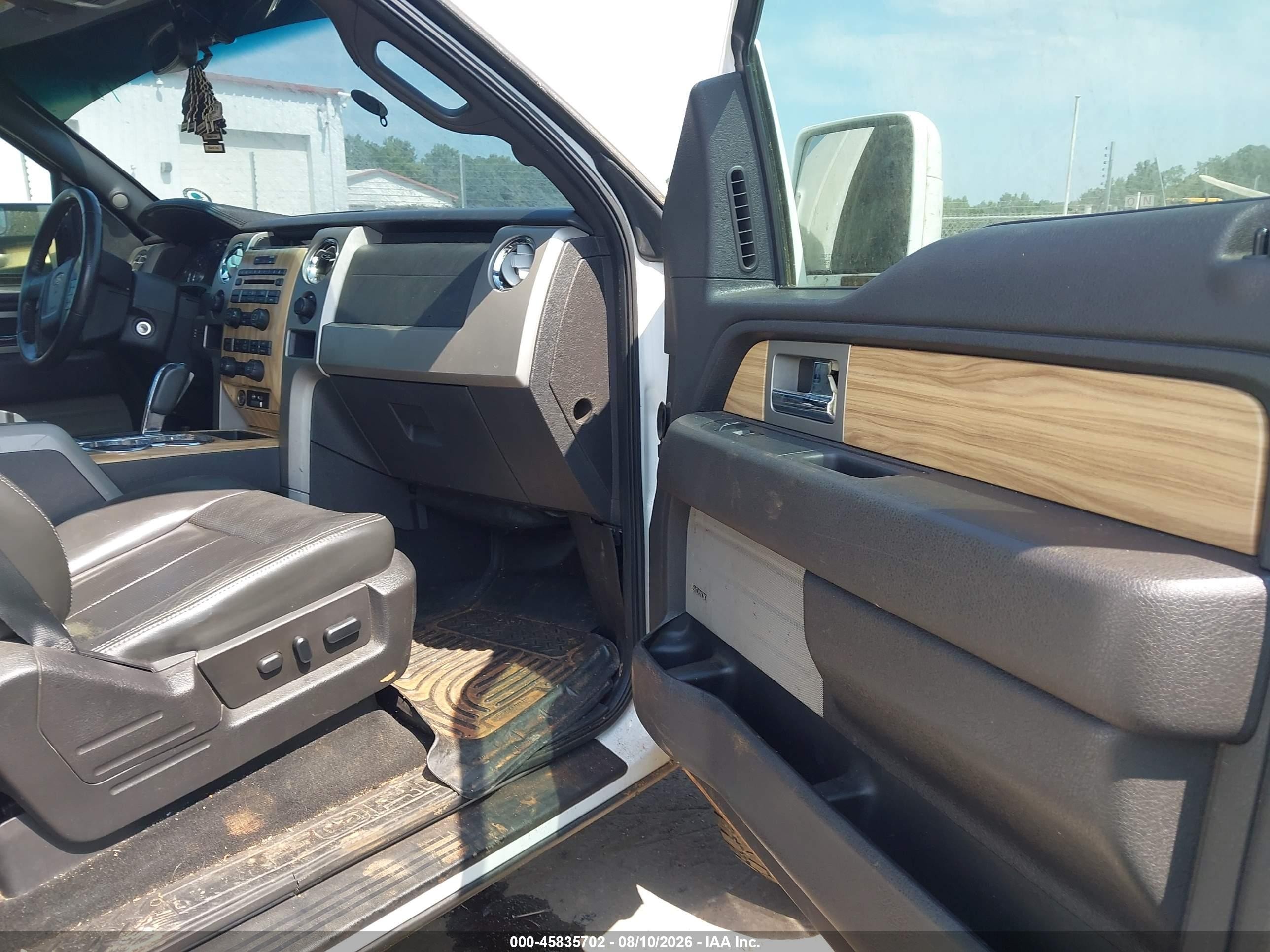 2011 Ford F-150 Lariat Белый vin: 1FTFW1ET1BFD12829