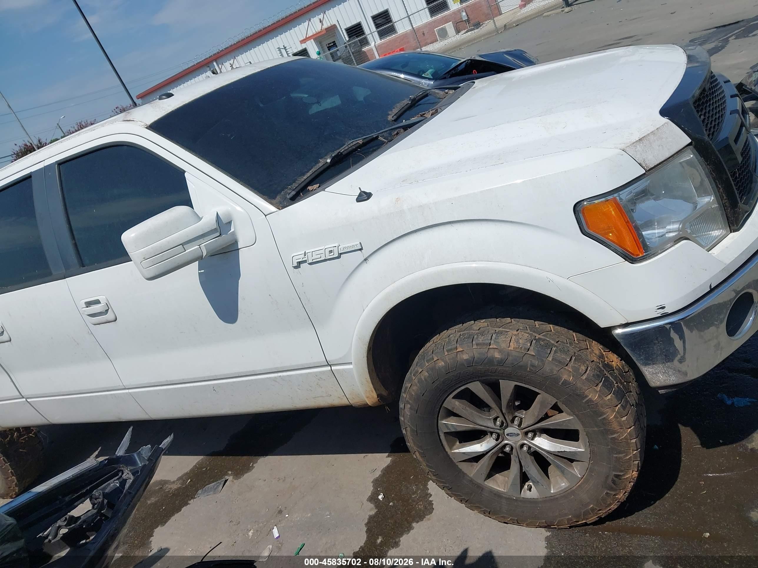 2011 Ford F-150 Lariat Белый vin: 1FTFW1ET1BFD12829