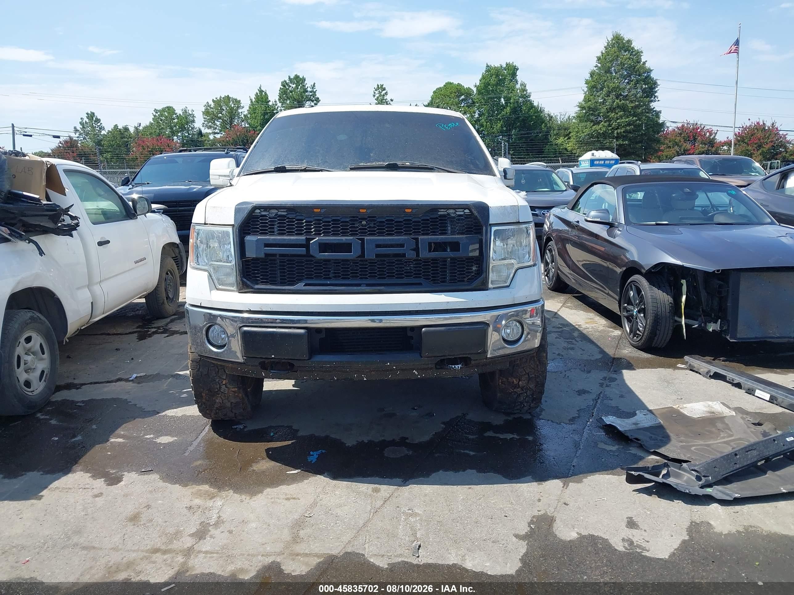 2011 Ford F-150 Lariat Белый vin: 1FTFW1ET1BFD12829