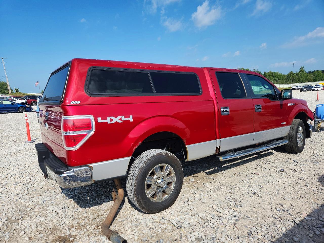 2011 Ford F150 Supercrew Red vin: 1FTFW1ET1BFD26407