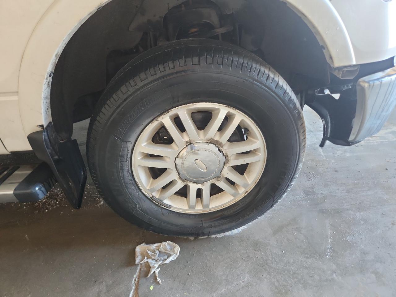 2011 Ford F150 Supercrew White vin: 1FTFW1ET1BFD39383 Damage: Right Front Wheel, Curb Rash, 7 To 8 Inches