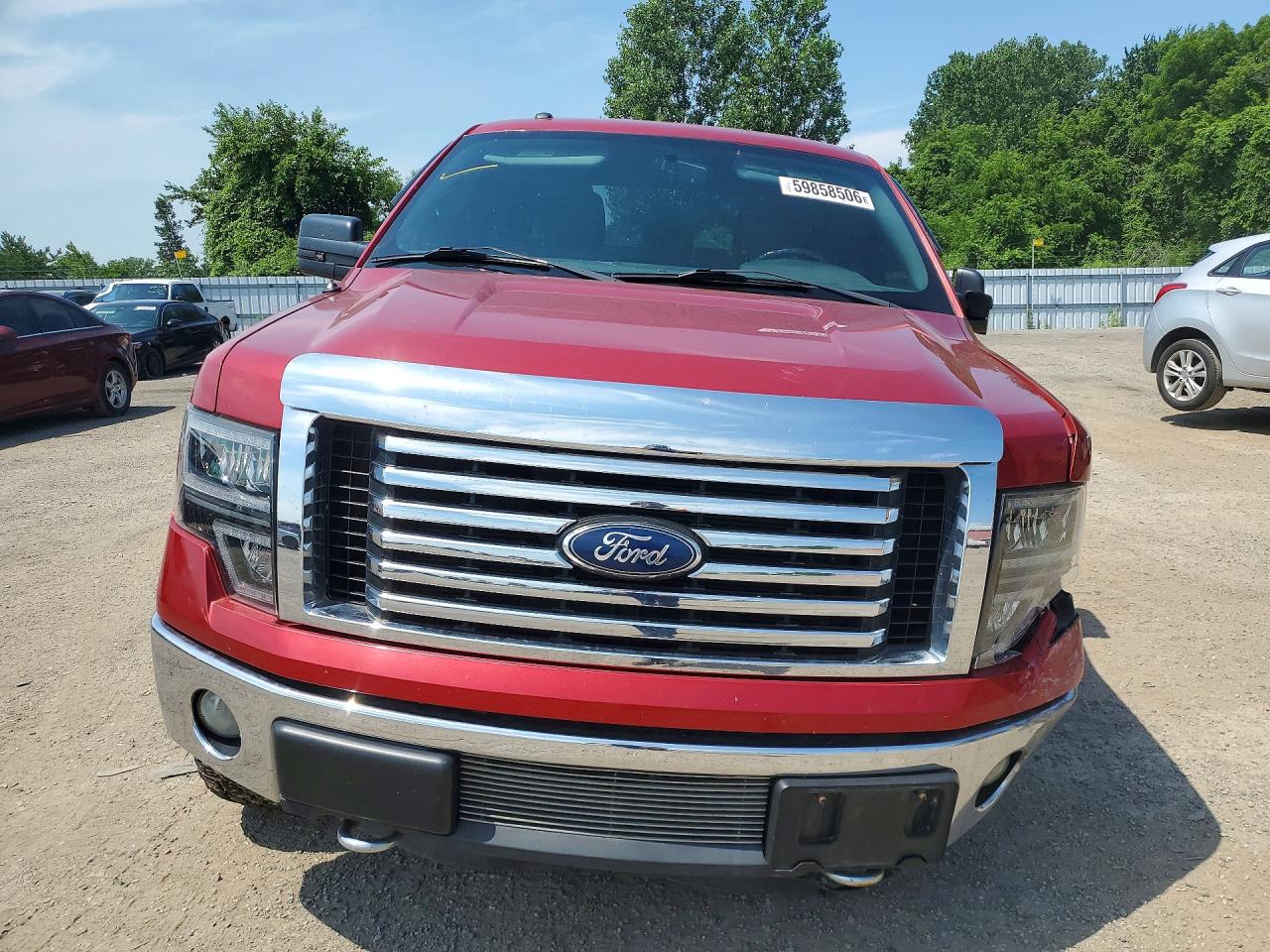 2011 Ford F150 Supercrew Red vin: 1FTFW1ET1BKD61603