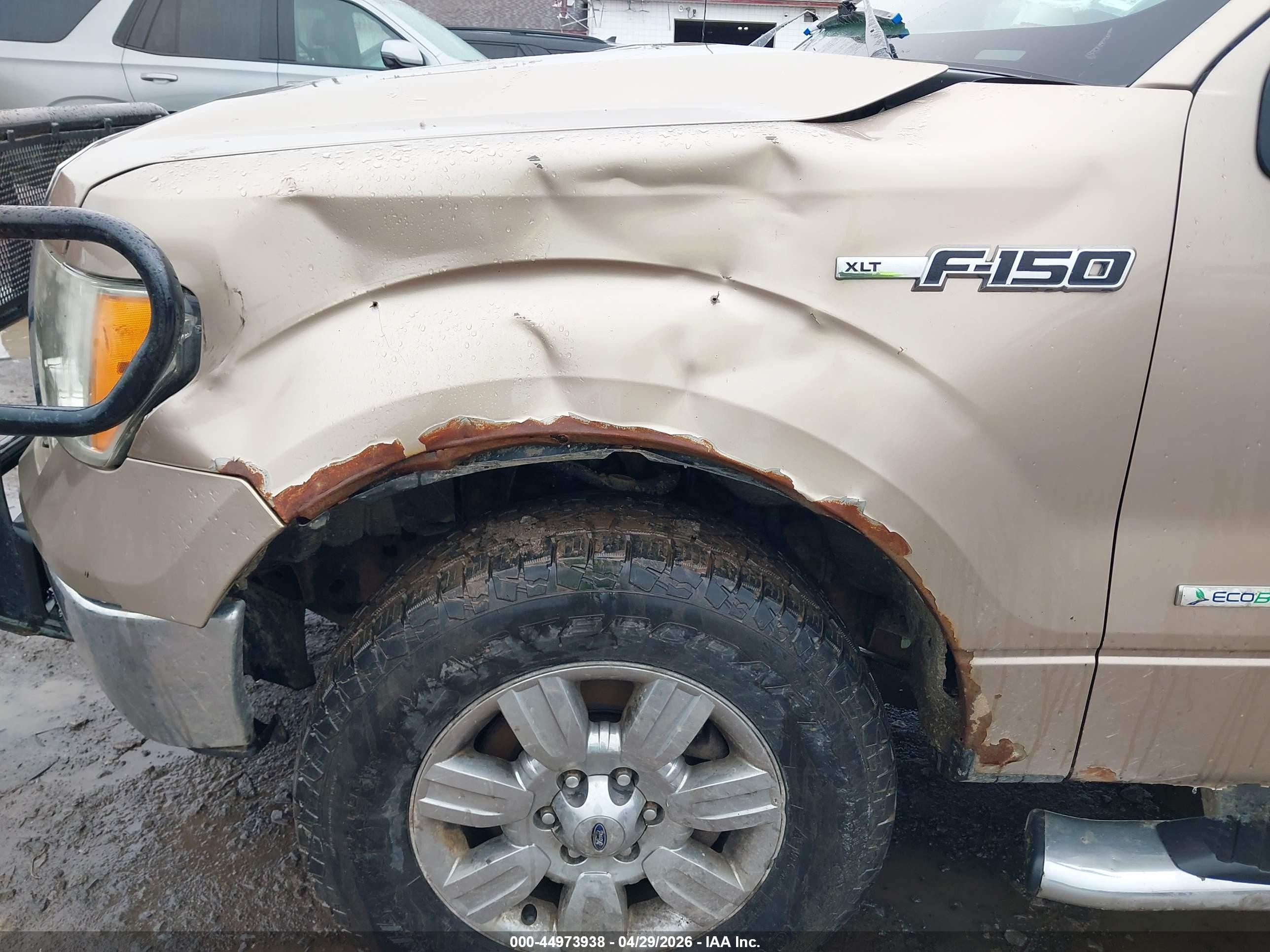 2011 Ford F-150 Xlt Tan vin: 1FTFW1ET1BKD71578