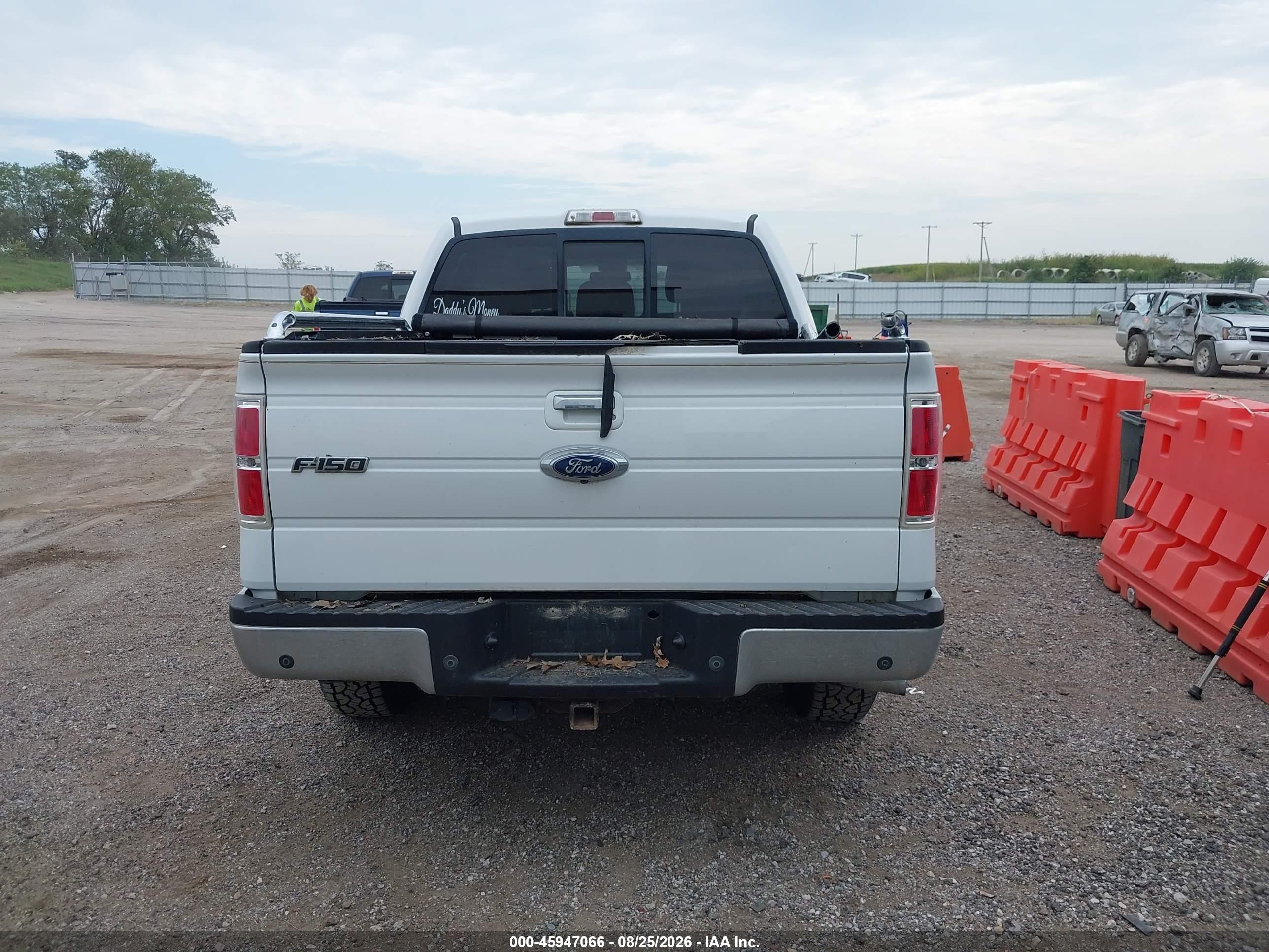 2012 Ford F-150 Lariat White vin: 1FTFW1ET1CFA05355