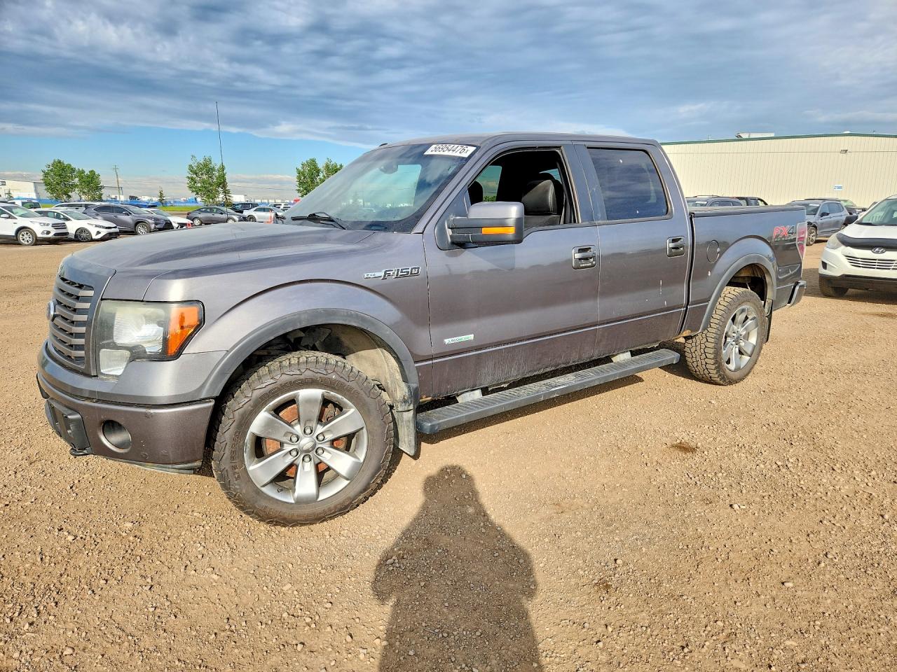 2012 Ford F150 Supercrew Серый vin: 1FTFW1ET1CFA07204