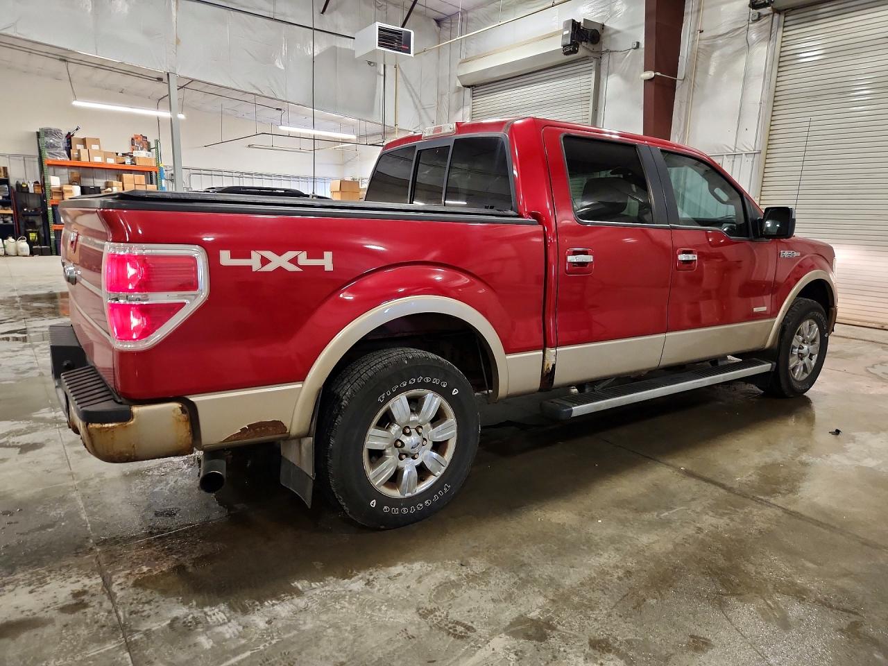 2012 Ford F150 Supercrew Красный vin: 1FTFW1ET1CFA43975