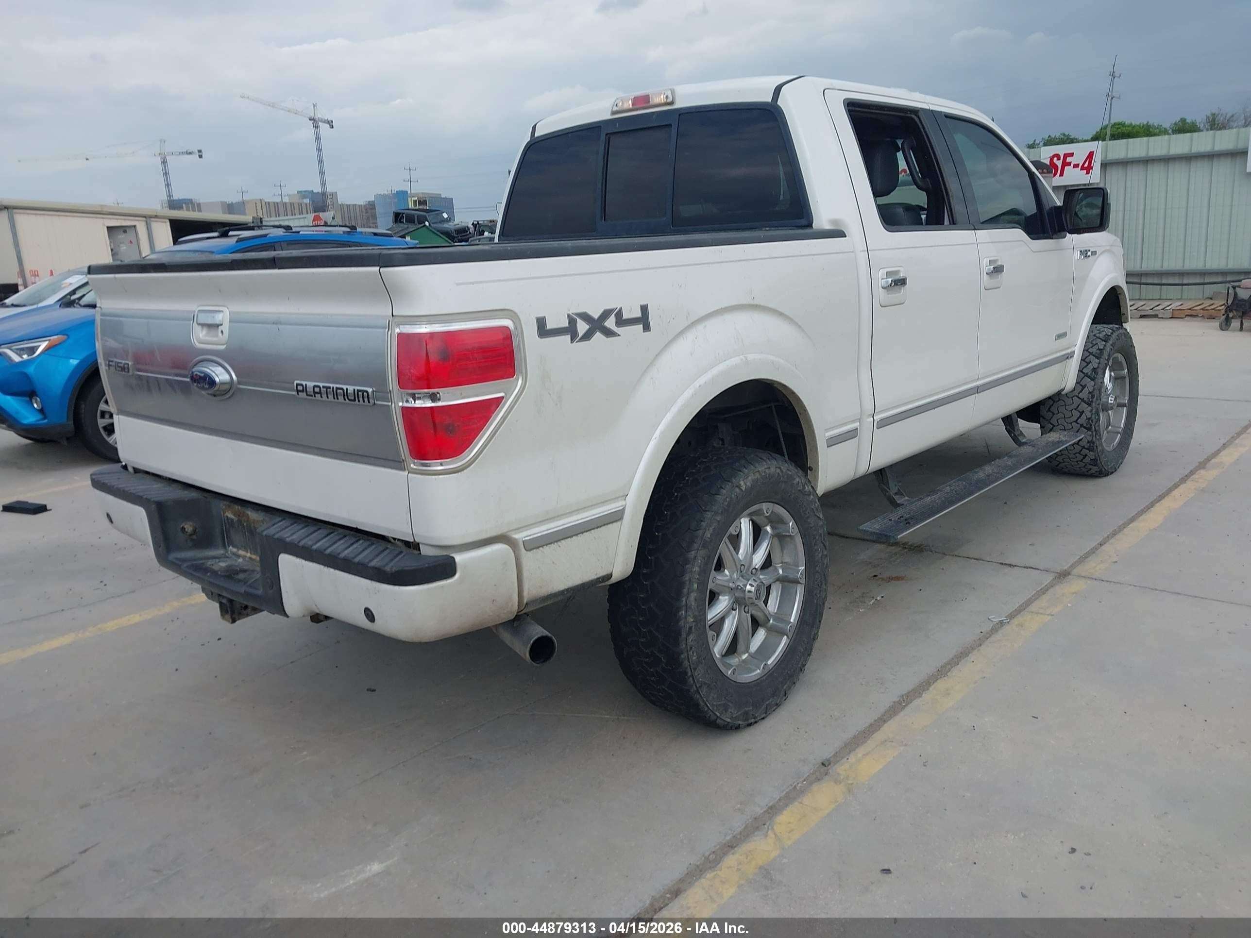 2012 Ford F-150 Platinum White vin: 1FTFW1ET1CFA70187
