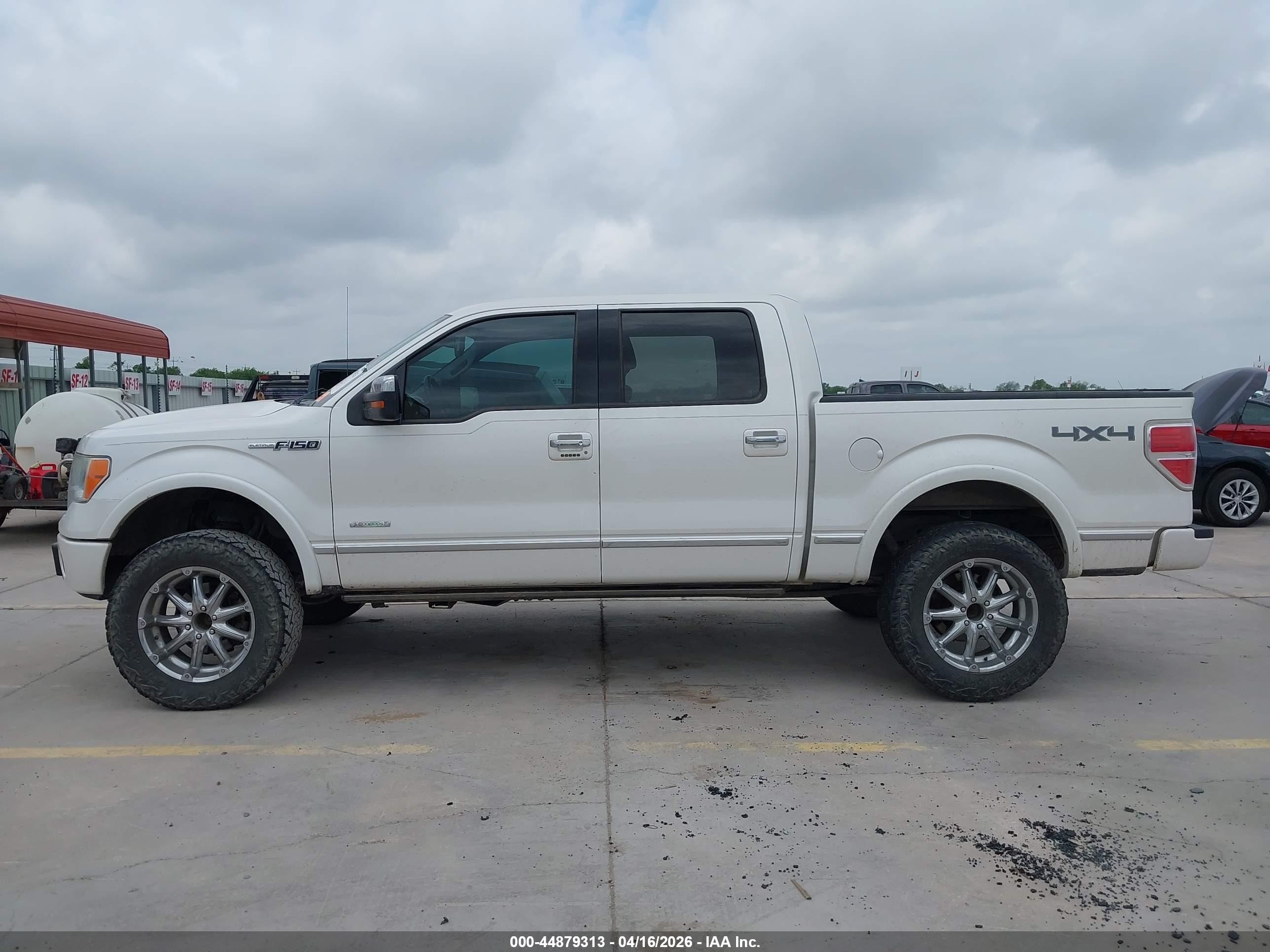 2012 Ford F-150 Platinum White vin: 1FTFW1ET1CFA70187