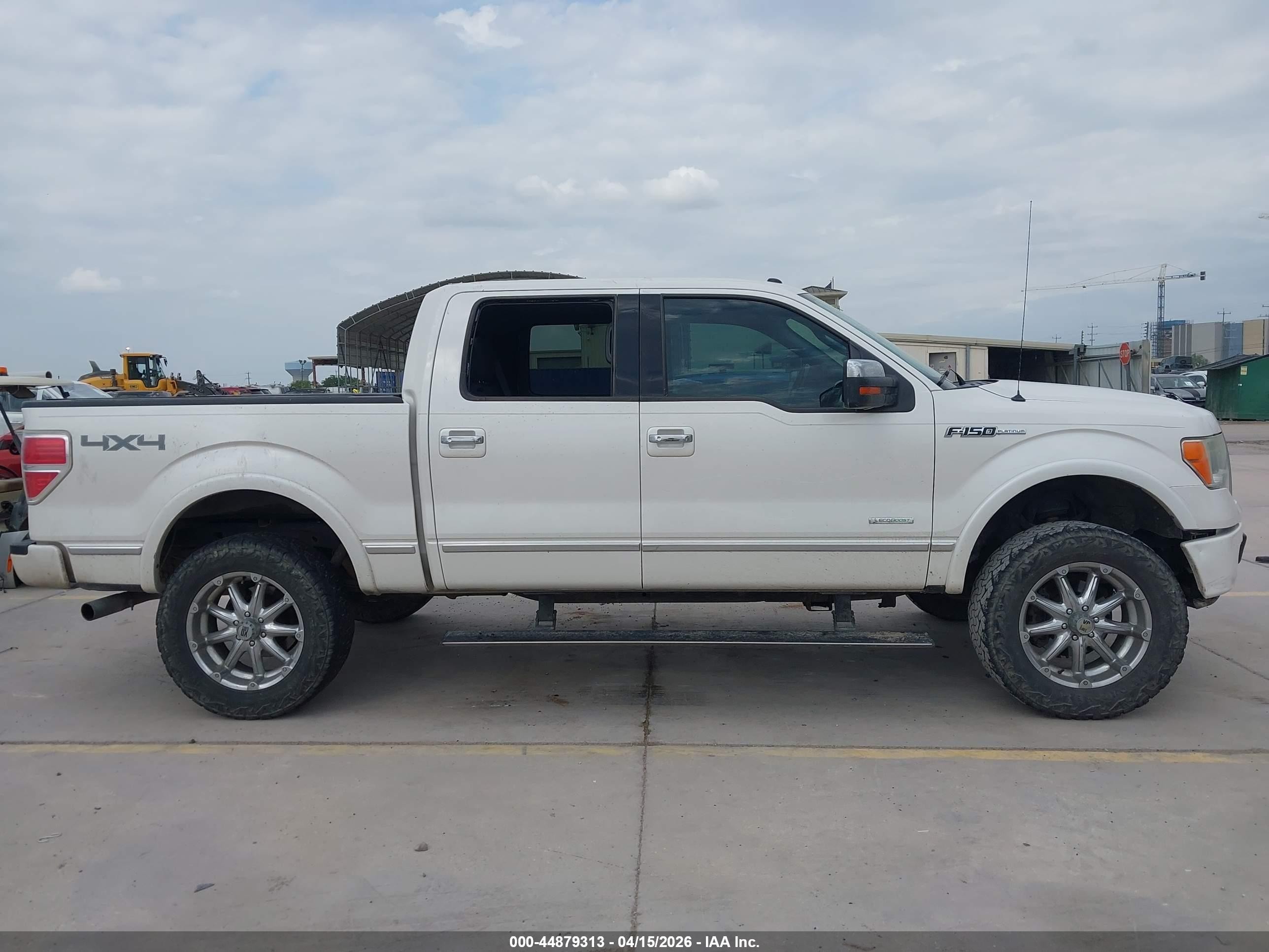 2012 Ford F-150 Platinum White vin: 1FTFW1ET1CFA70187