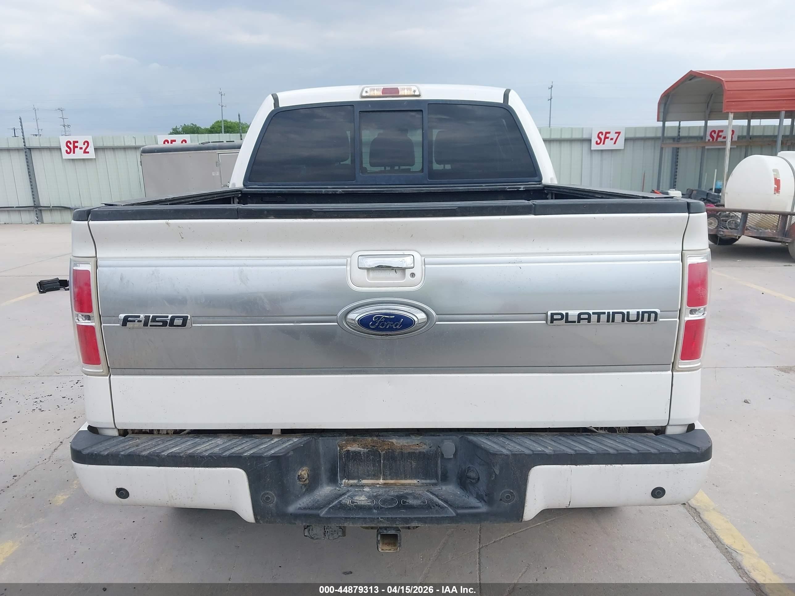 2012 Ford F-150 Platinum White vin: 1FTFW1ET1CFA70187