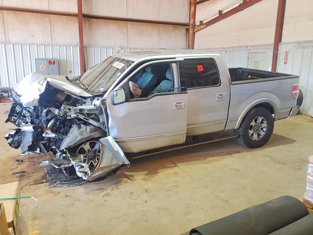 2012 Ford F150 Supercrew Gray vin: 1FTFW1ET1CFA99317