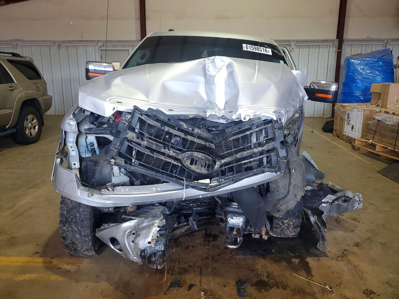 2012 Ford F150 Supercrew Gray vin: 1FTFW1ET1CFA99317