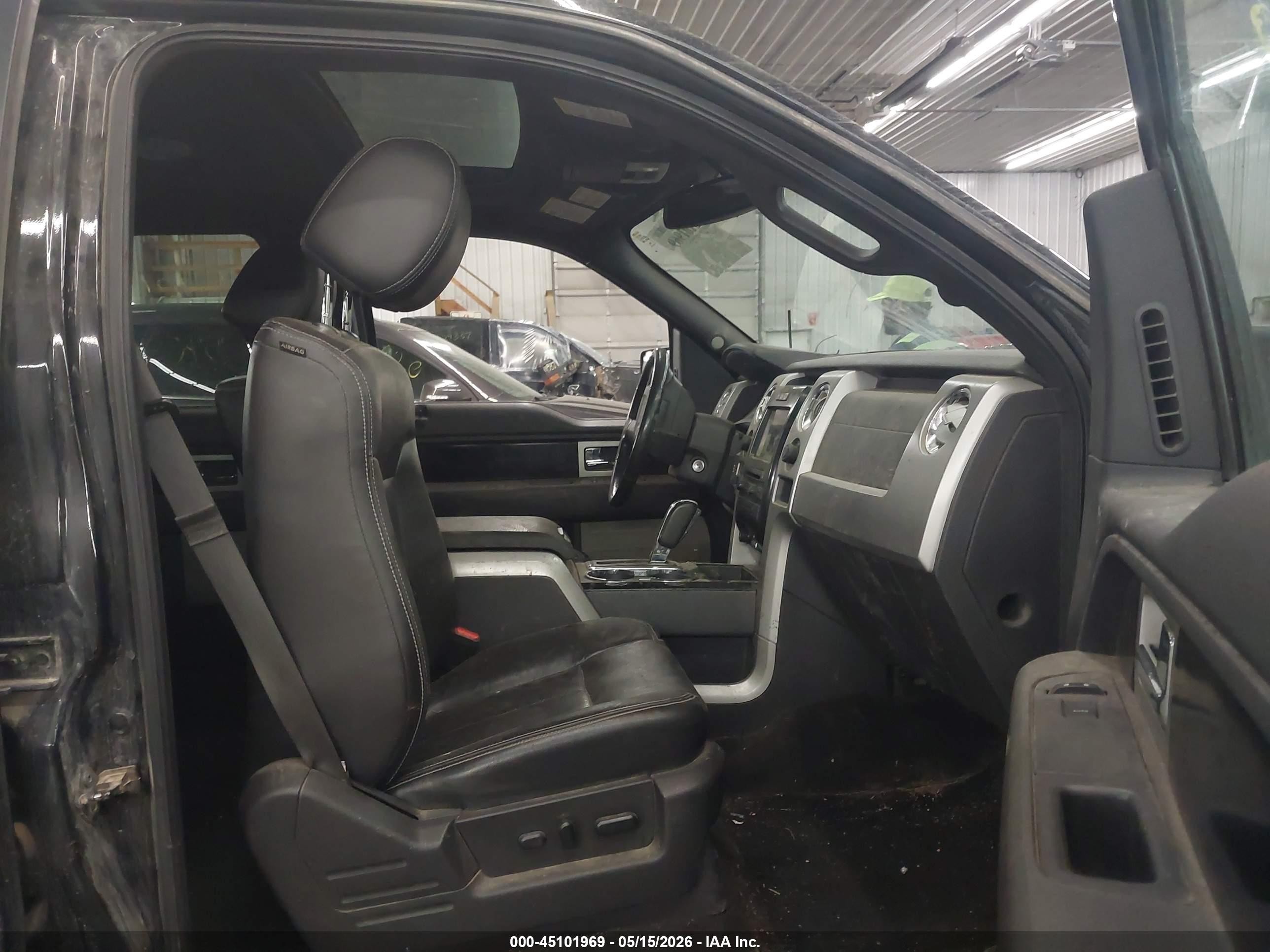 2012 Ford F-150 Fx4 Black vin: 1FTFW1ET1CFB10025