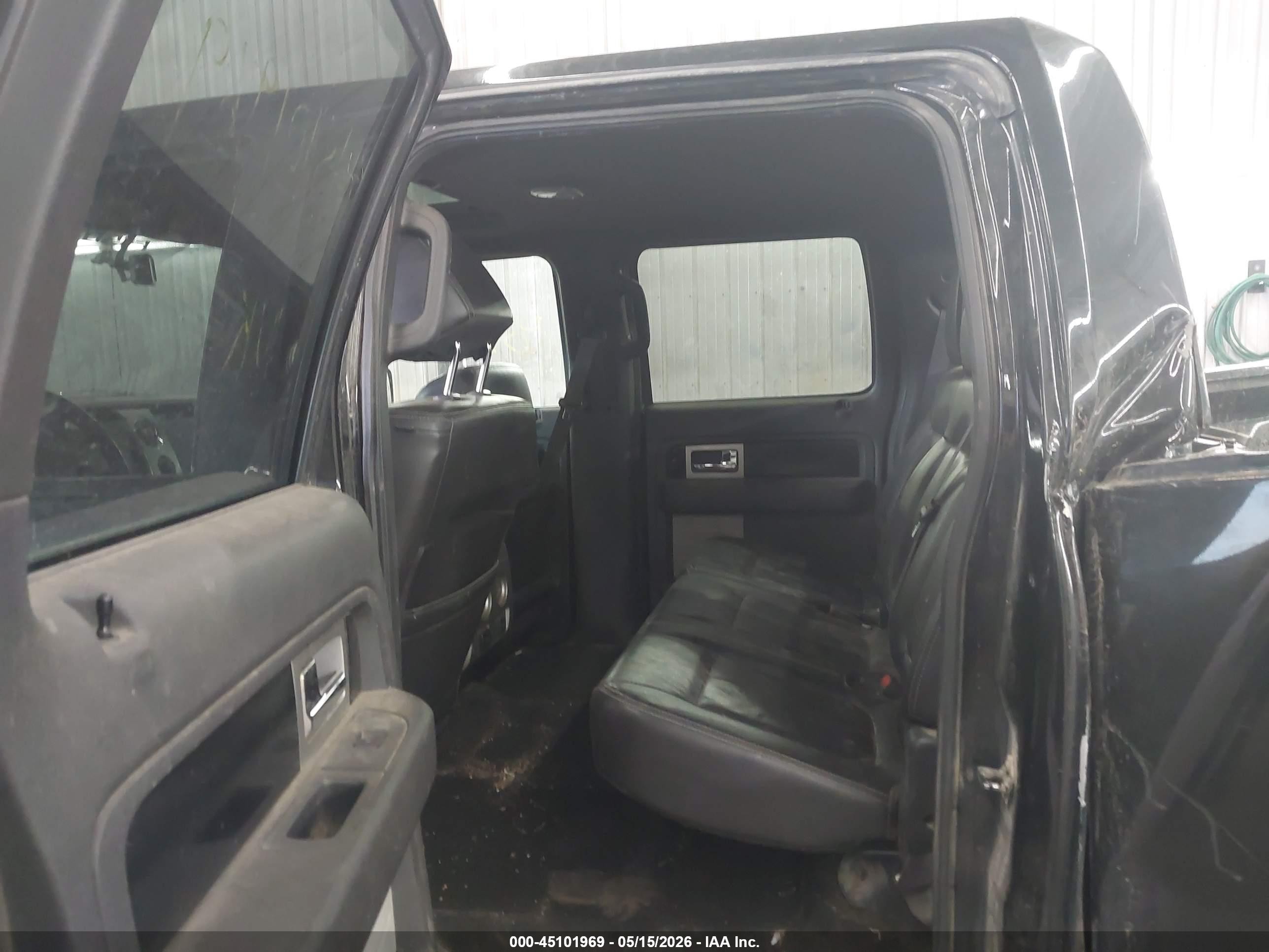 2012 Ford F-150 Fx4 Black vin: 1FTFW1ET1CFB10025