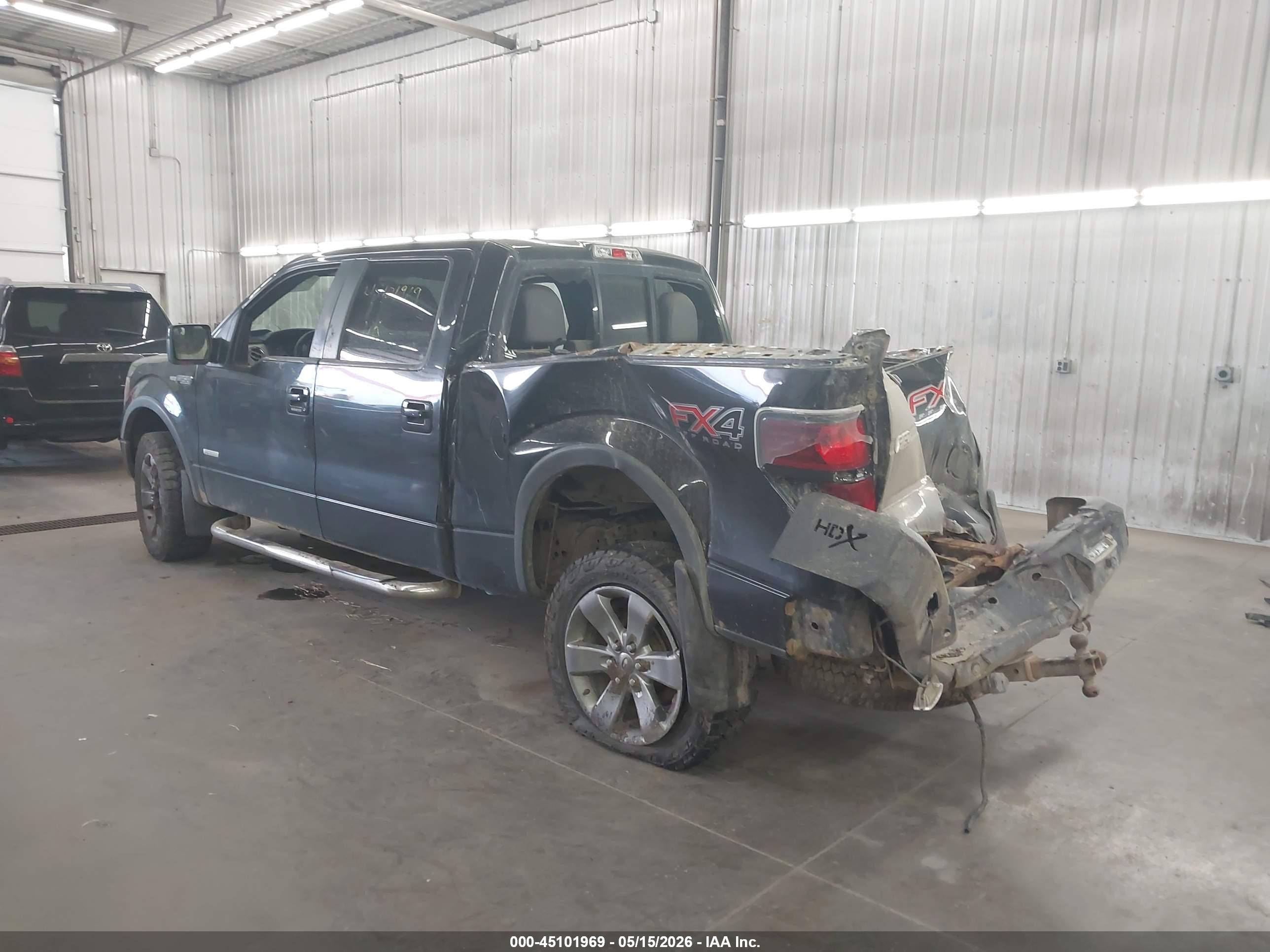 2012 Ford F-150 Fx4 Black vin: 1FTFW1ET1CFB10025