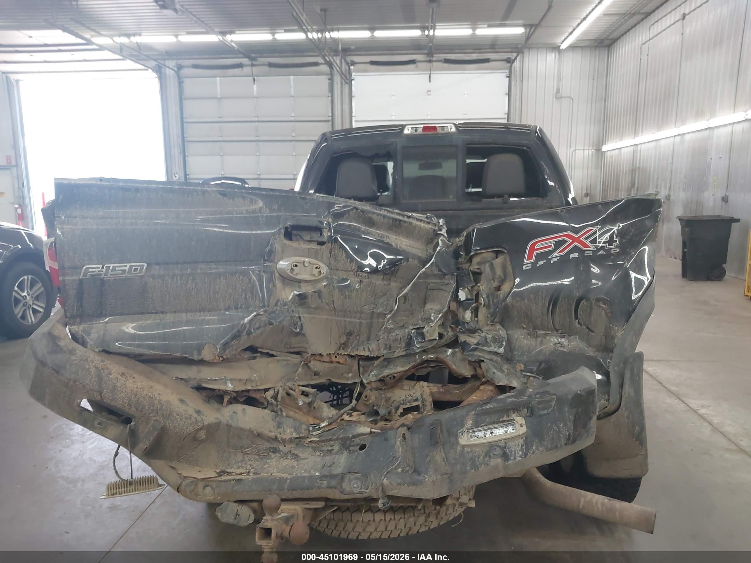 2012 Ford F-150 Fx4 Black vin: 1FTFW1ET1CFB10025
