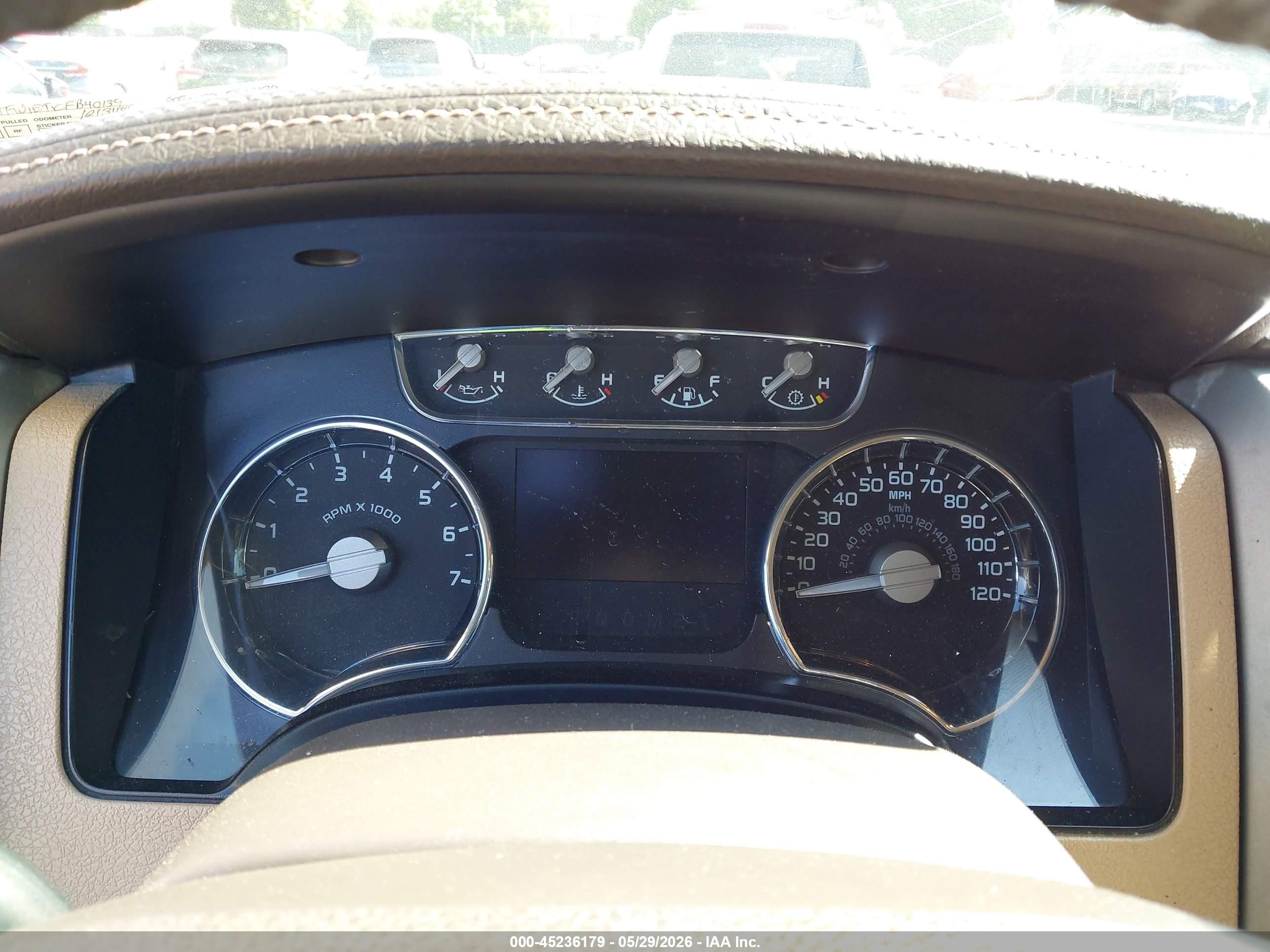 2012 Ford F-150 Lariat White vin: 1FTFW1ET1CFB40139