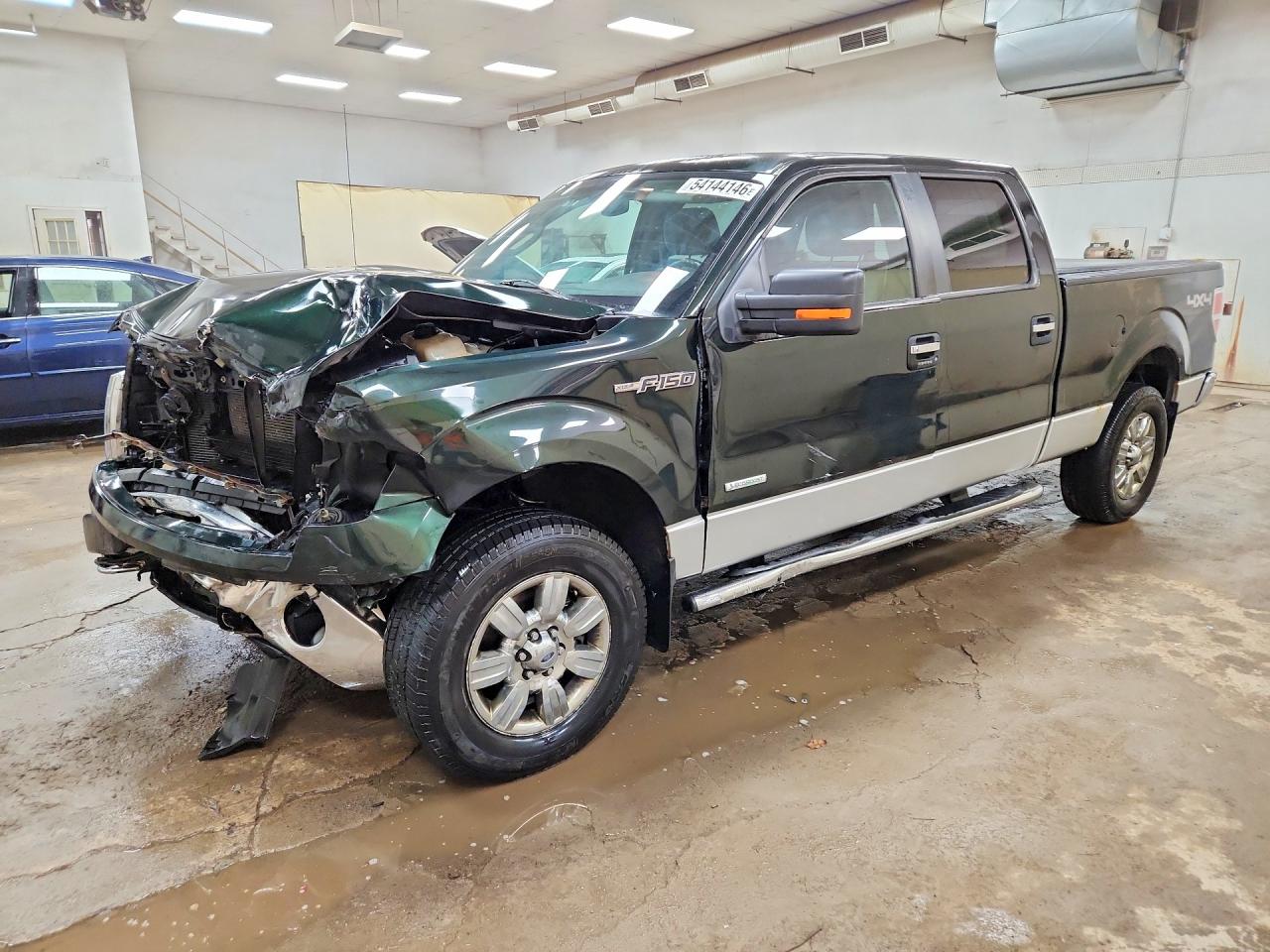 2012 Ford F150 Supercrew Green vin: 1FTFW1ET1CFB71410