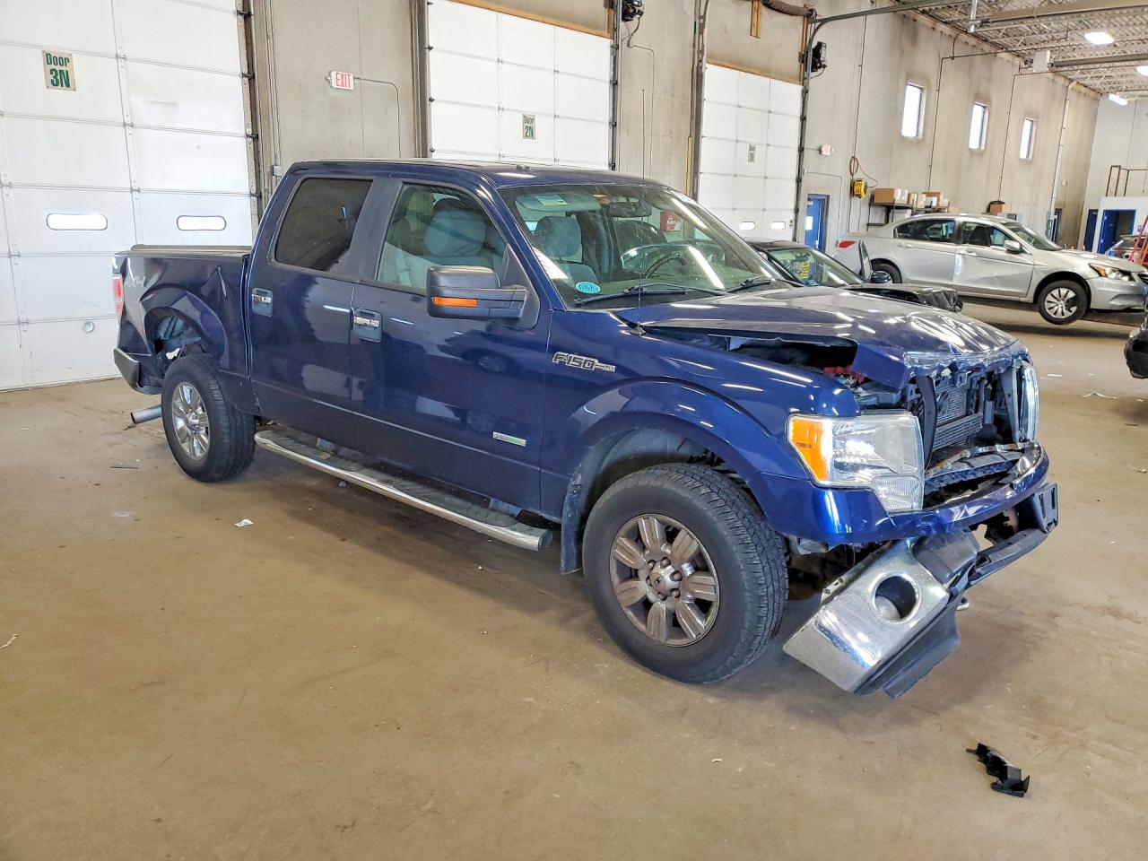 2012 Ford F150 Supercrew Blue vin: 1FTFW1ET1CFB72640