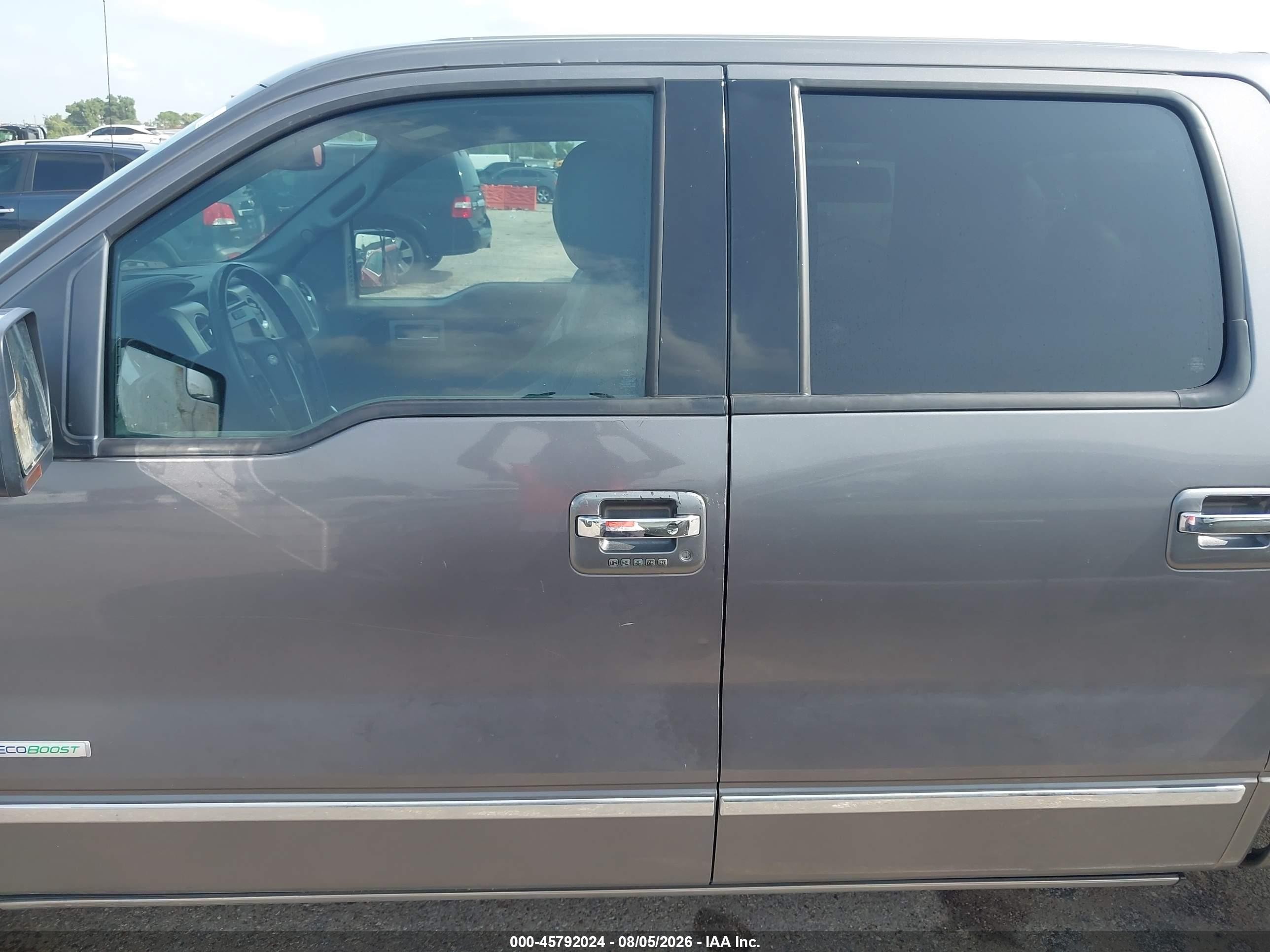 2012 Ford F-150 Platinum Серый vin: 1FTFW1ET1CFC02185
