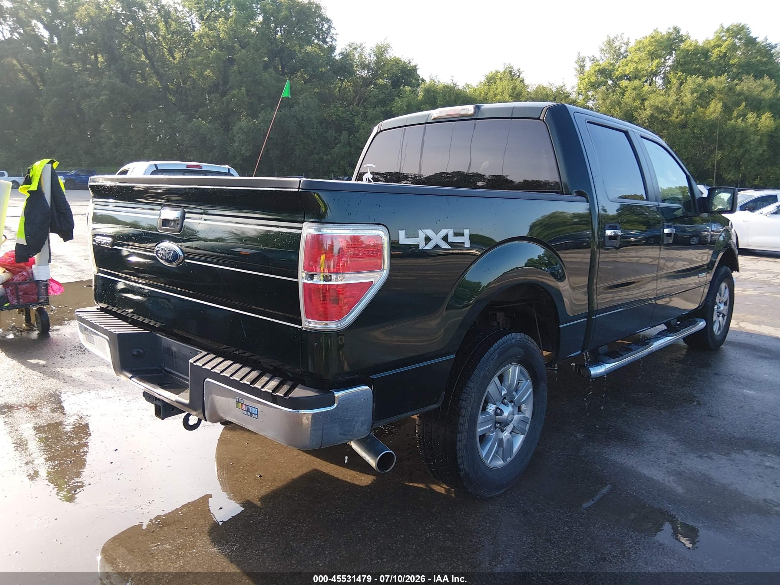 2012 Ford F-150 Fx4/king Ranch/lariat/platinum/xl/xlt Green vin: 1FTFW1ET1CFC18466