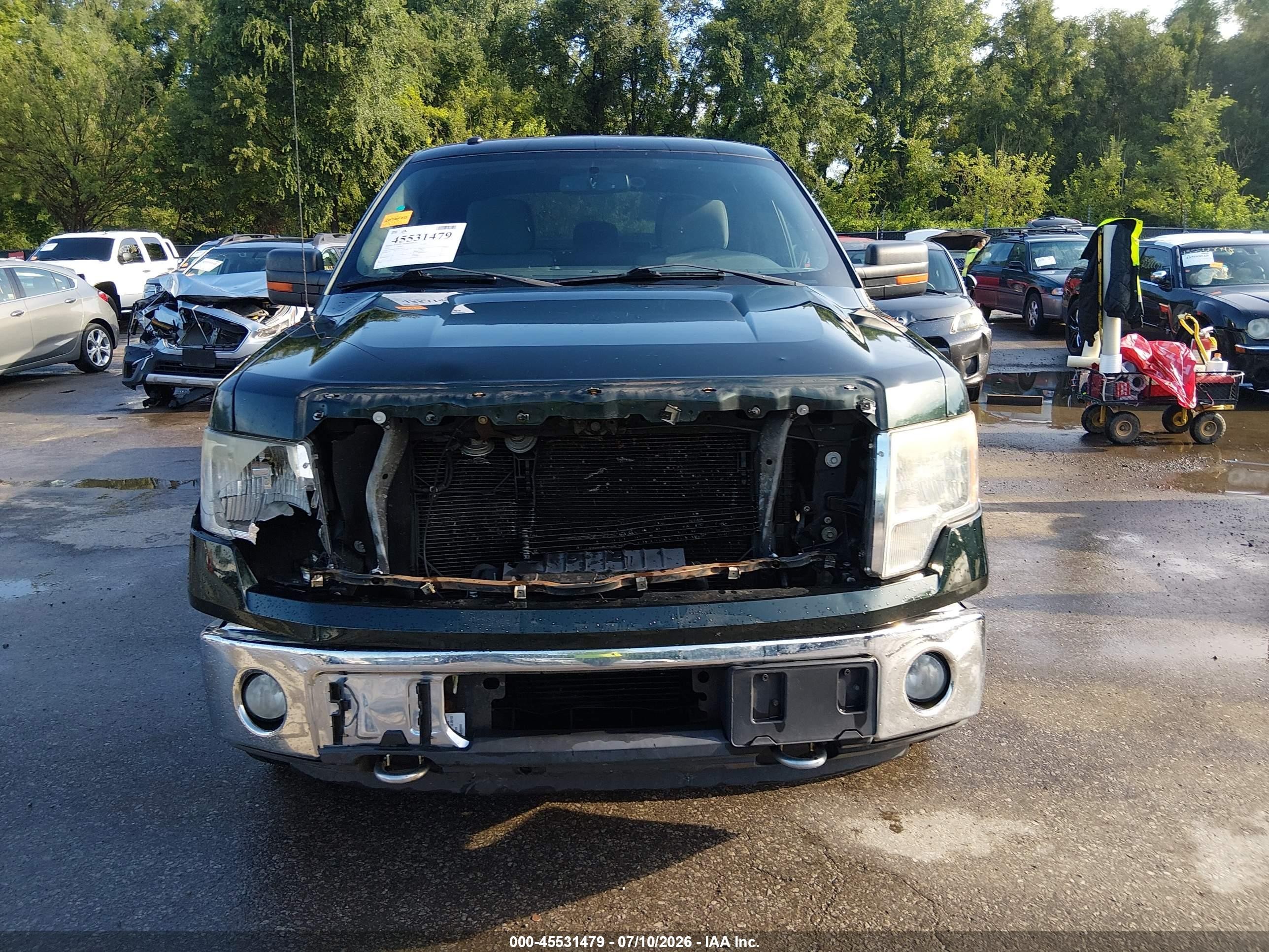 2012 Ford F-150 Fx4/king Ranch/lariat/platinum/xl/xlt Green vin: 1FTFW1ET1CFC18466