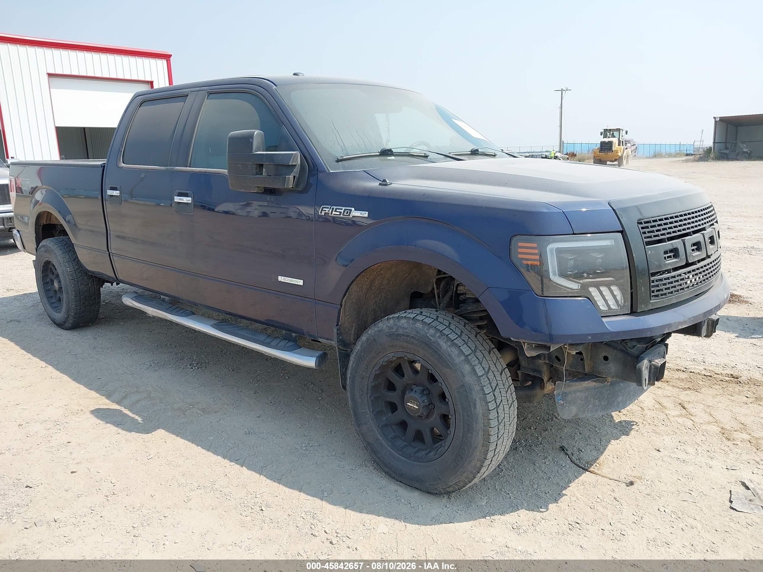 2012 Ford F-150 Xlt Blue vin: 1FTFW1ET1CFC26258