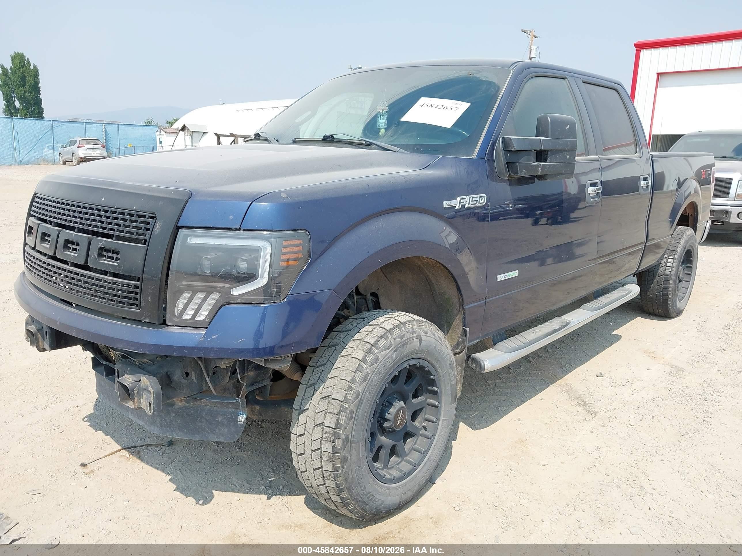 2012 Ford F-150 Xlt Blue vin: 1FTFW1ET1CFC26258
